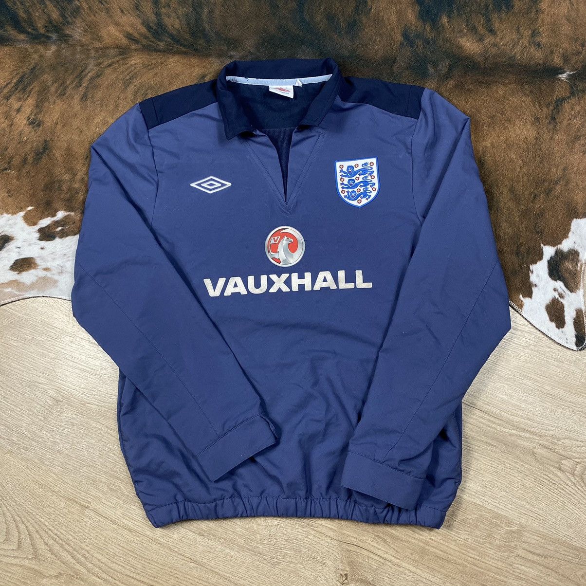 VINTAGE UMBRO ENGLAND FOOTBALL SOCCER JACKET