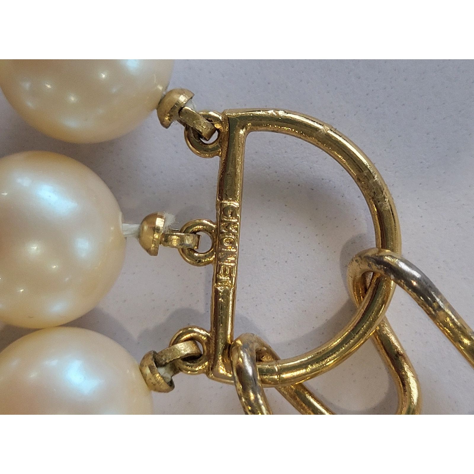 Monet Monet Necklace Vintage Signed Faux Pearl & Turquoise Size ONE SIZE - 6 Thumbnail