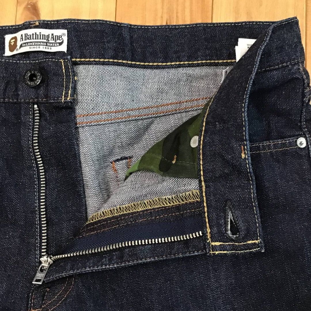 Bape BAPE STA Denim Pants a bathing ape star NIGO BAPESTA ★size L Size US 34 / EU 50 - 8 Thumbnail