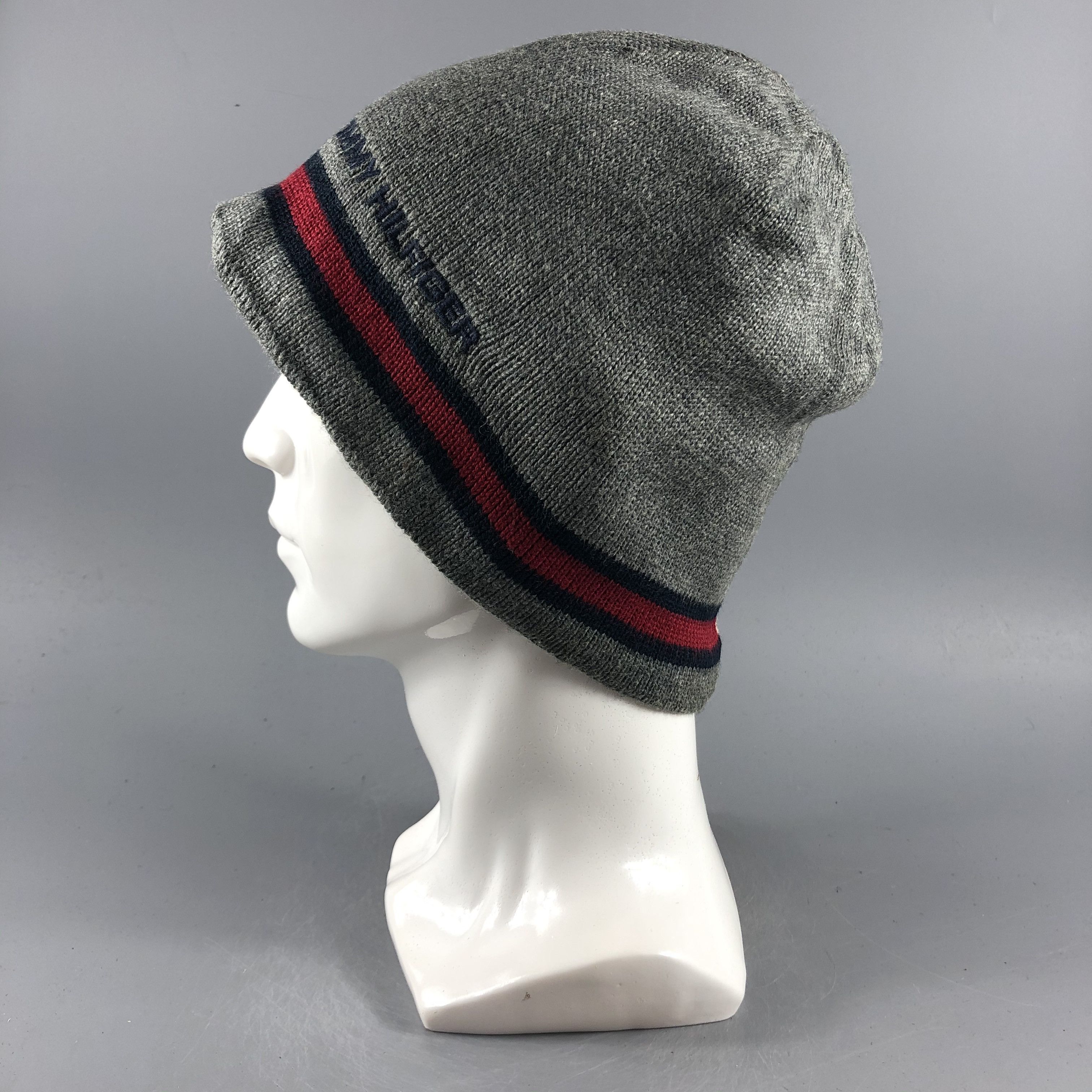 Tommy Hilfiger × Vintage Tommy Hilfiger Beanie Snow Hat Snow Cap -D075 Size ONE SIZE - 1 Thumbnail