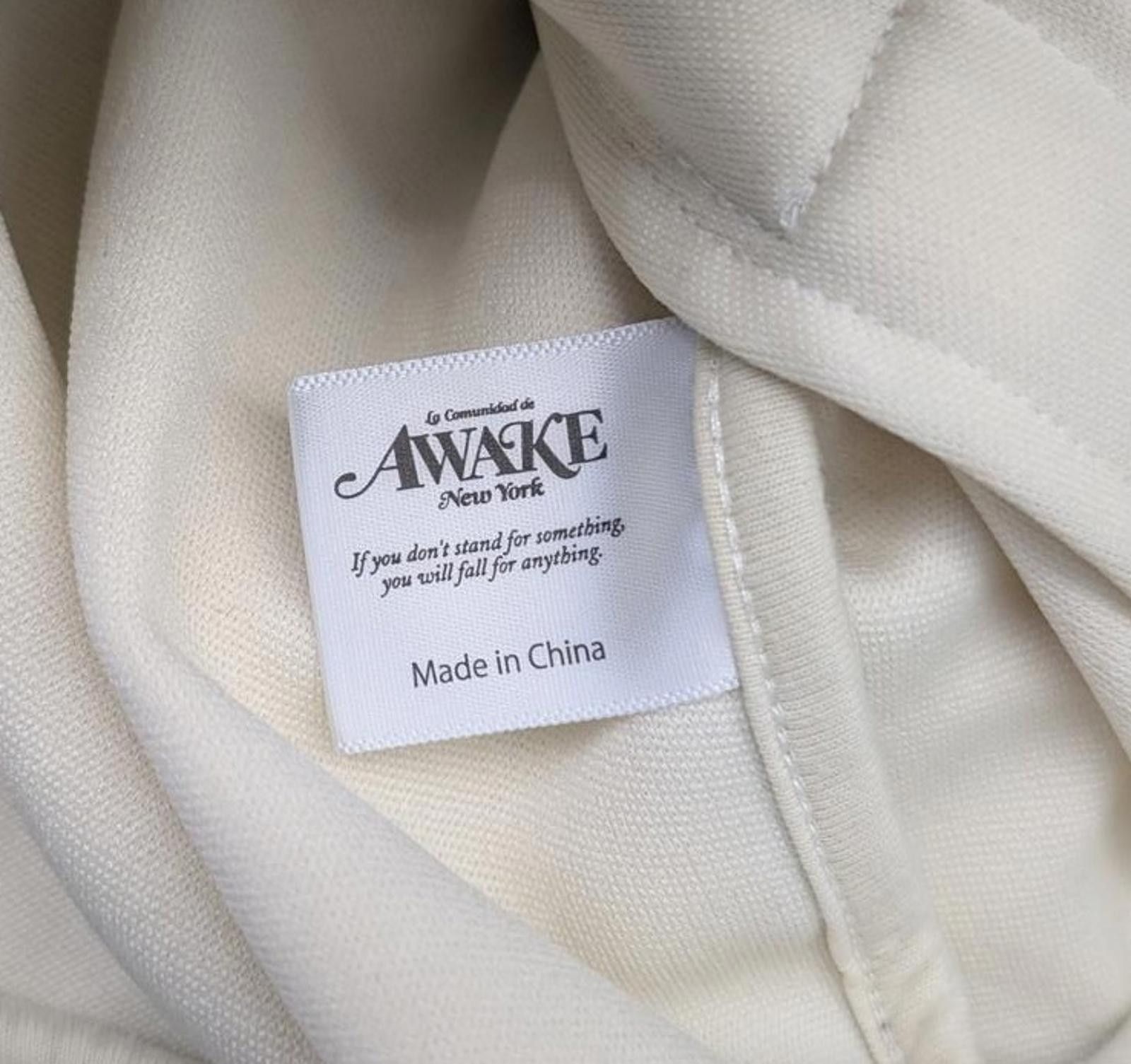 Awake NY Awake New York Cream and Green Track Jacket Size US XXL / EU 58 / 5 - 4 Thumbnail