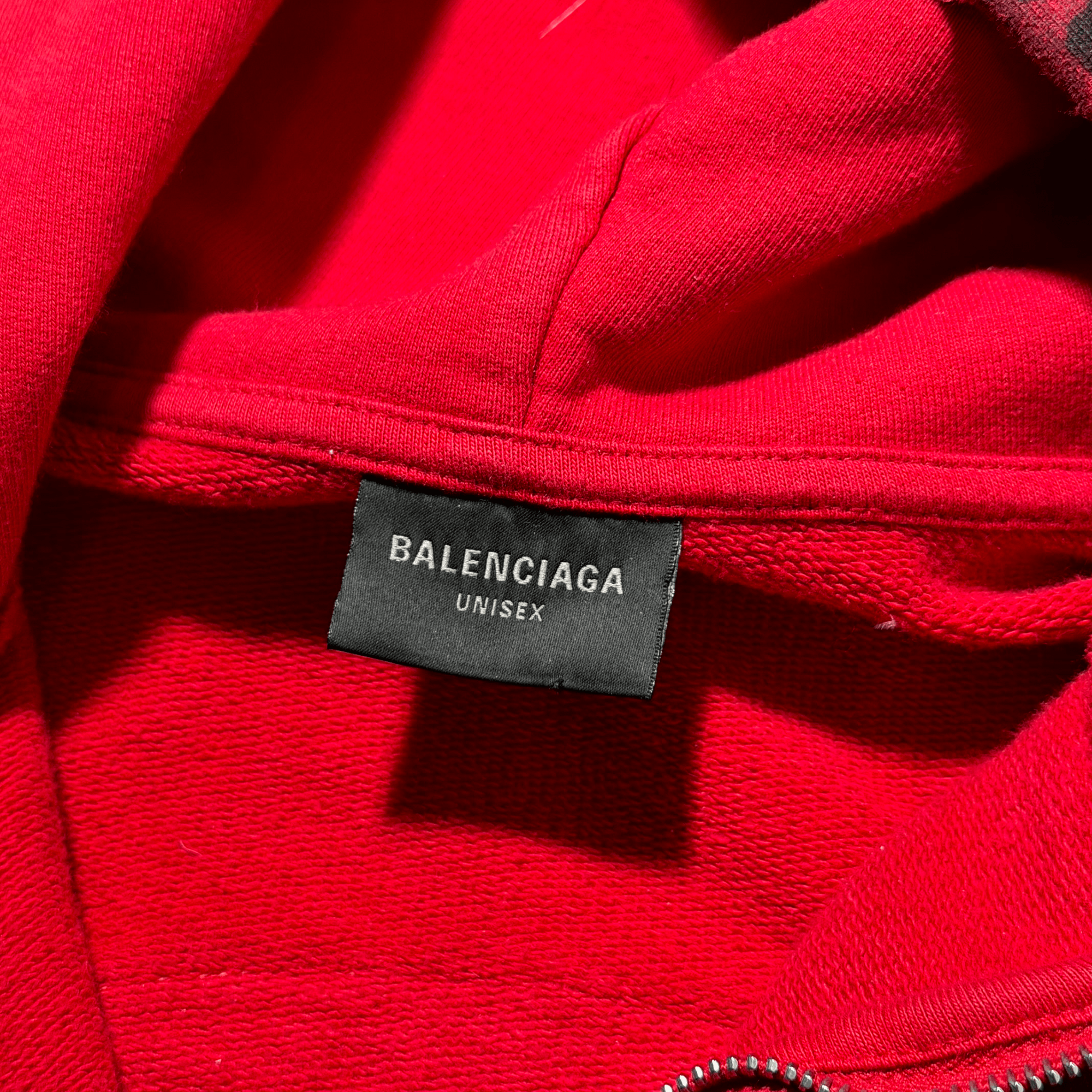Balenciaga SS23 Balenciaga Red Skater Zip Up Hoodie Size US XXS / EU 40 - 5 Thumbnail
