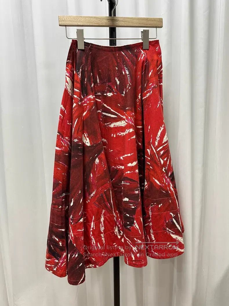 Comme des Garcons Comme des Garcons size S Blood Rose Skirt Size 23" - 1 Thumbnail