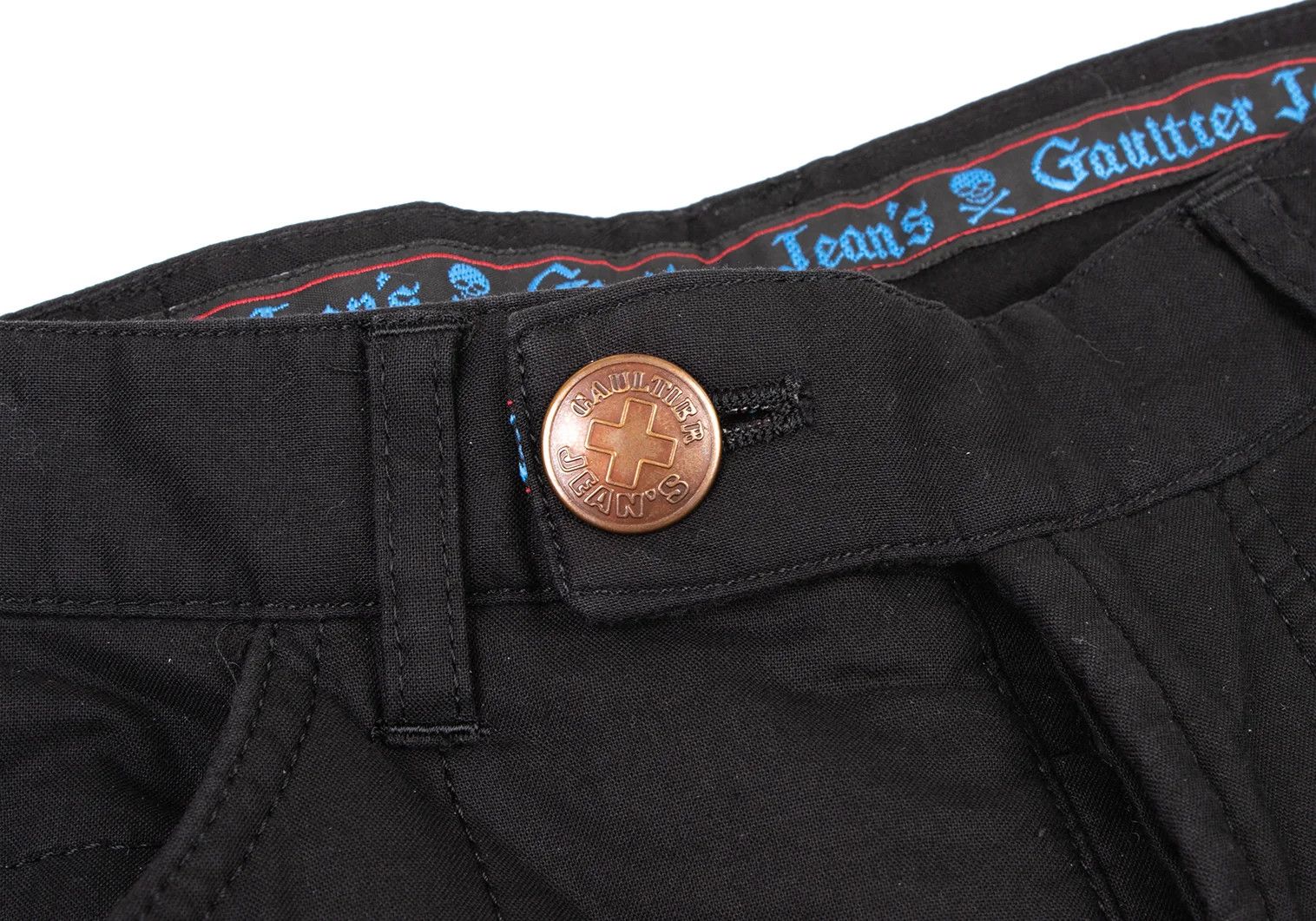 Jean Paul Gaultier Checker Stitch Pad Pants Black Size 46 Size US 30 / EU 46 - 4 Thumbnail