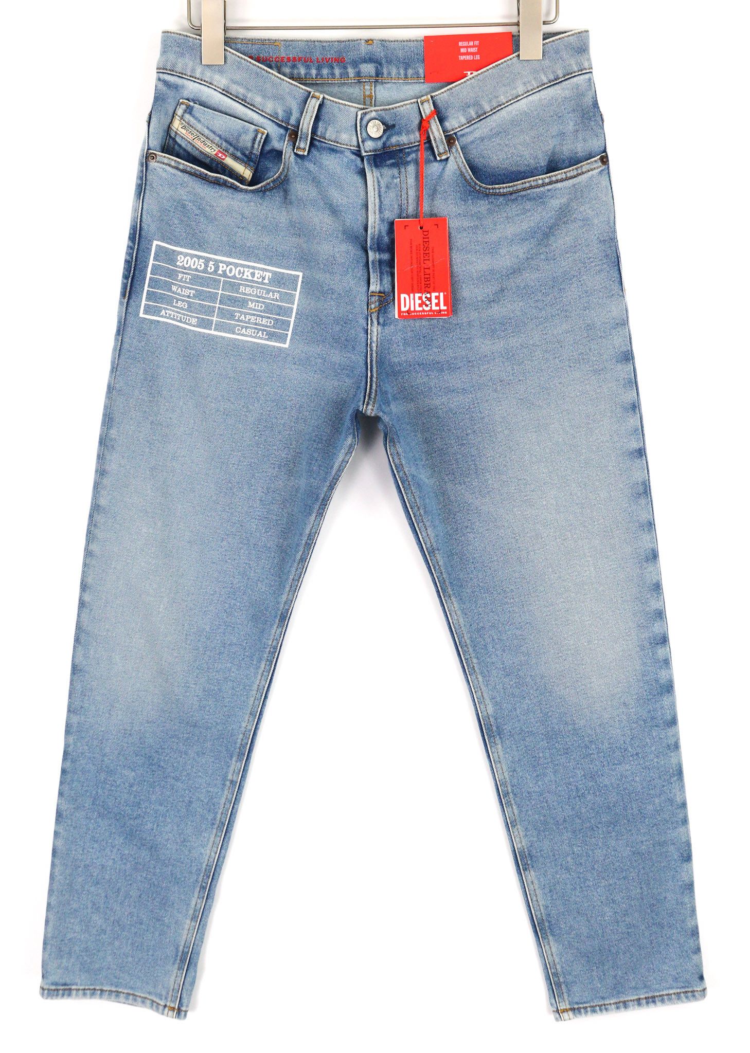 Diesel 2005 D-FINING 9B92S W32/L32 Tapered Denim 40398 Size US 32 / EU 48 - 1 Thumbnail