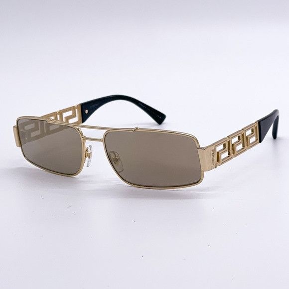 Versace NEW VERSACE VE2257 1002/5A SUNGLASSES VERSACE MOD 2257 GOLD Size ONE SIZE - 5 Thumbnail