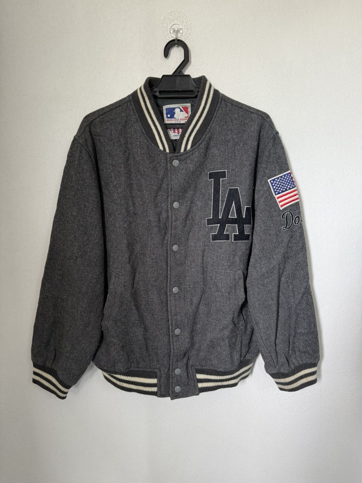 MLB DODGERS LA LOS ANGLES MLB VARSITY JACKET WOOL Size US L / EU 52-54 / 3 - 1 Thumbnail