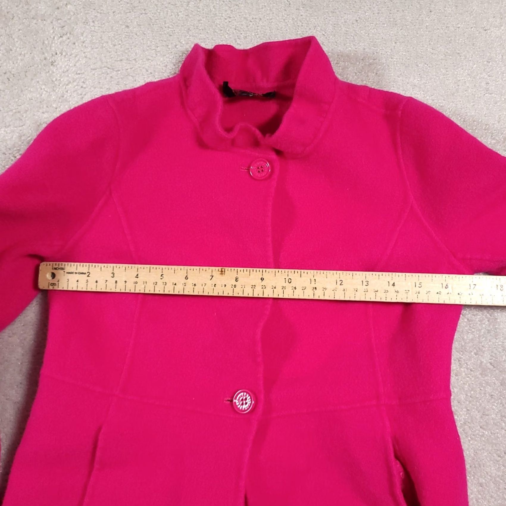 Talbots VINTAGE? No — Talbots Jacket Women’s 4 Pink Wool Blend Button Up Career Blazer Cropped Shirt? Size S / US 4 / IT 40 - 5 Thumbnail