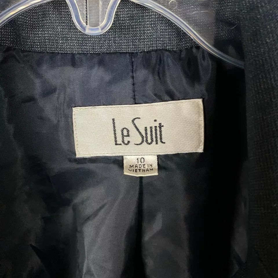 Other Le Suit Blazer Women's Size 10 Navy Blue Adults Size L / US 10 / IT 46 - 3 Thumbnail