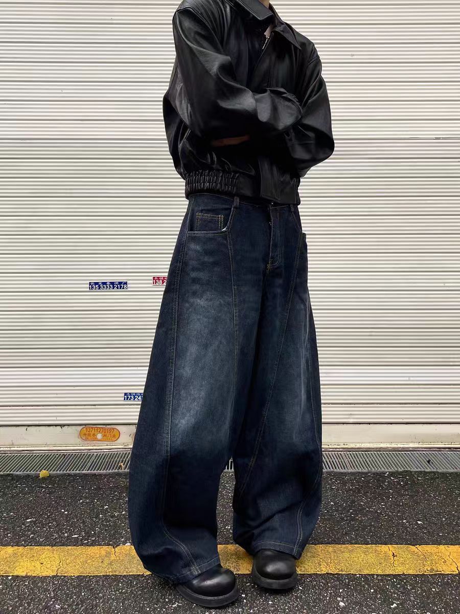 Japanese Brand × Jean Vintage Machete washed baggy distressed jeans Size US 32 / EU 48 - 5 Thumbnail