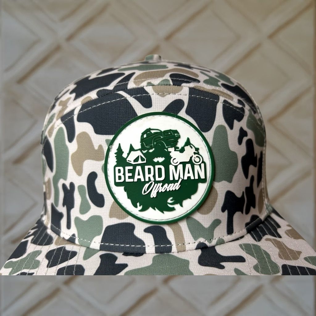 Osprey NWT Beard Man Offroad 5 Panel SnapBack Hat Camo Outdoors Osprey Lightweight Men One Size Multicolor Seasonal Winter Fall Spring Summer Hats/Cap Size ONE SIZE - 1 Thumbnail