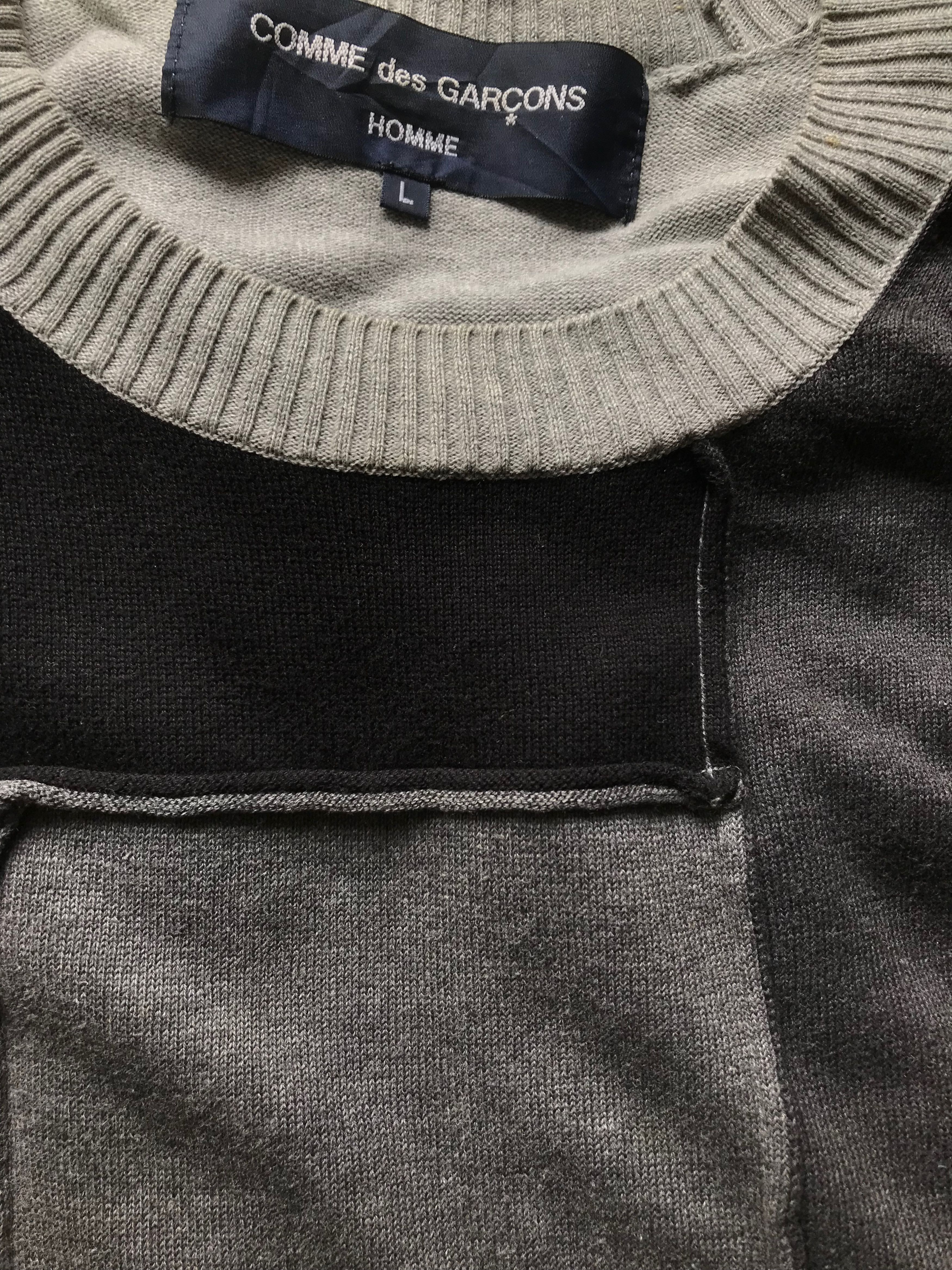 Comme des Garcons Comme des garcons panneled sweater Size US L / EU 52-54 / 3 - 5 Thumbnail