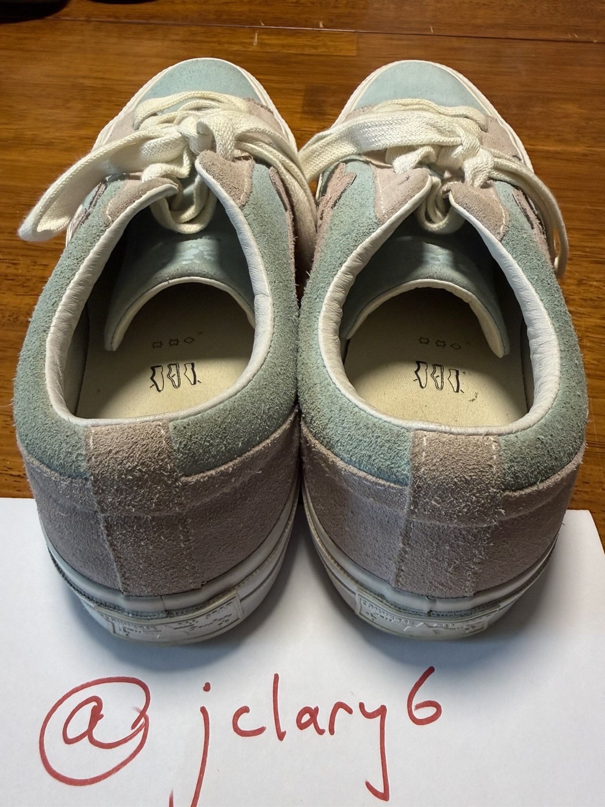 Golf le Fleur Golf Le Fleur Converse Baby Blue & Pink Size US 9.5 / EU 42-43 - 2 Thumbnail