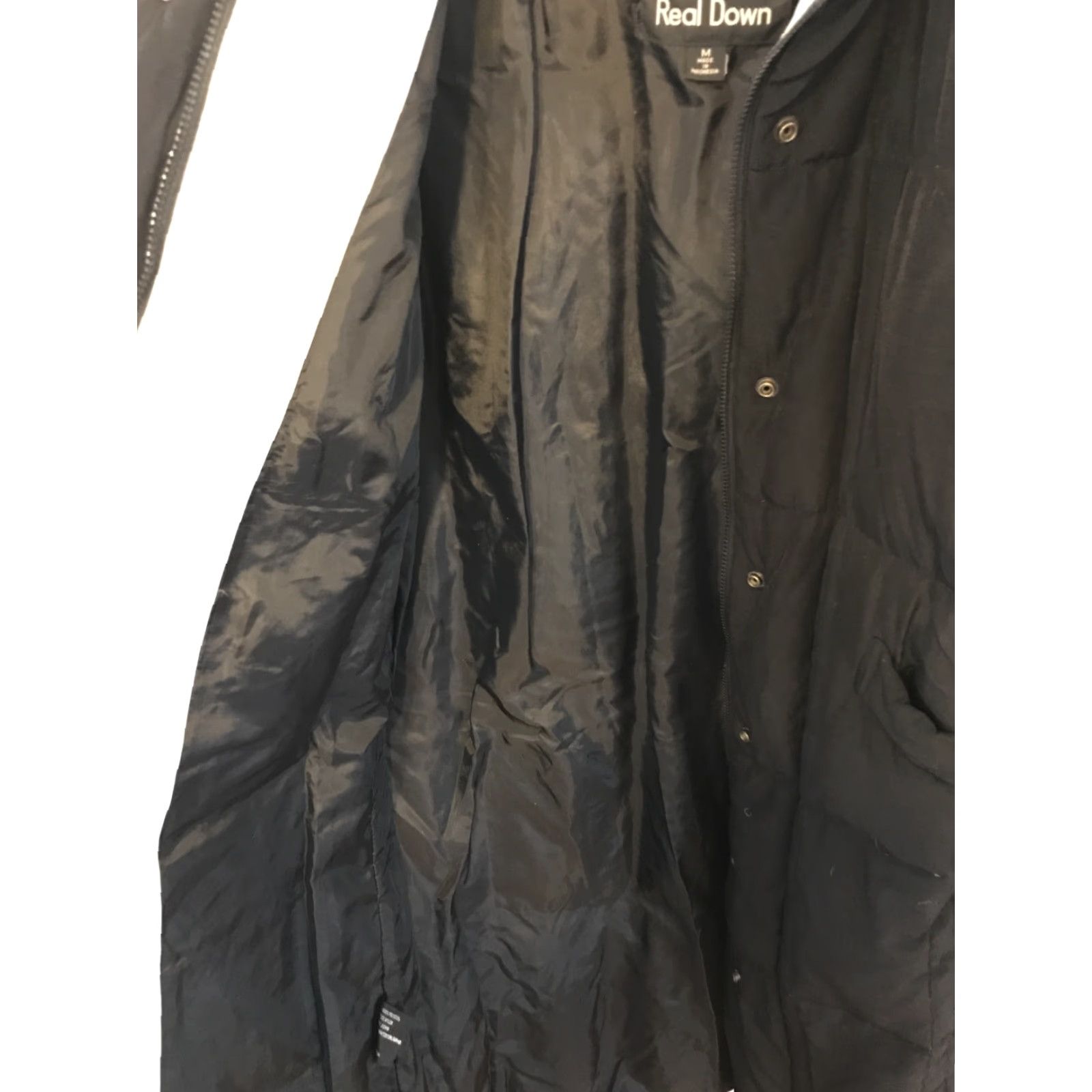 Vintage VINTAGE Bromley Sport Womens Down Full Zip Jacket Puffer Trench Parka Winter Black Sz M Size M / US 6-8 / IT 42-44 - 3 Thumbnail