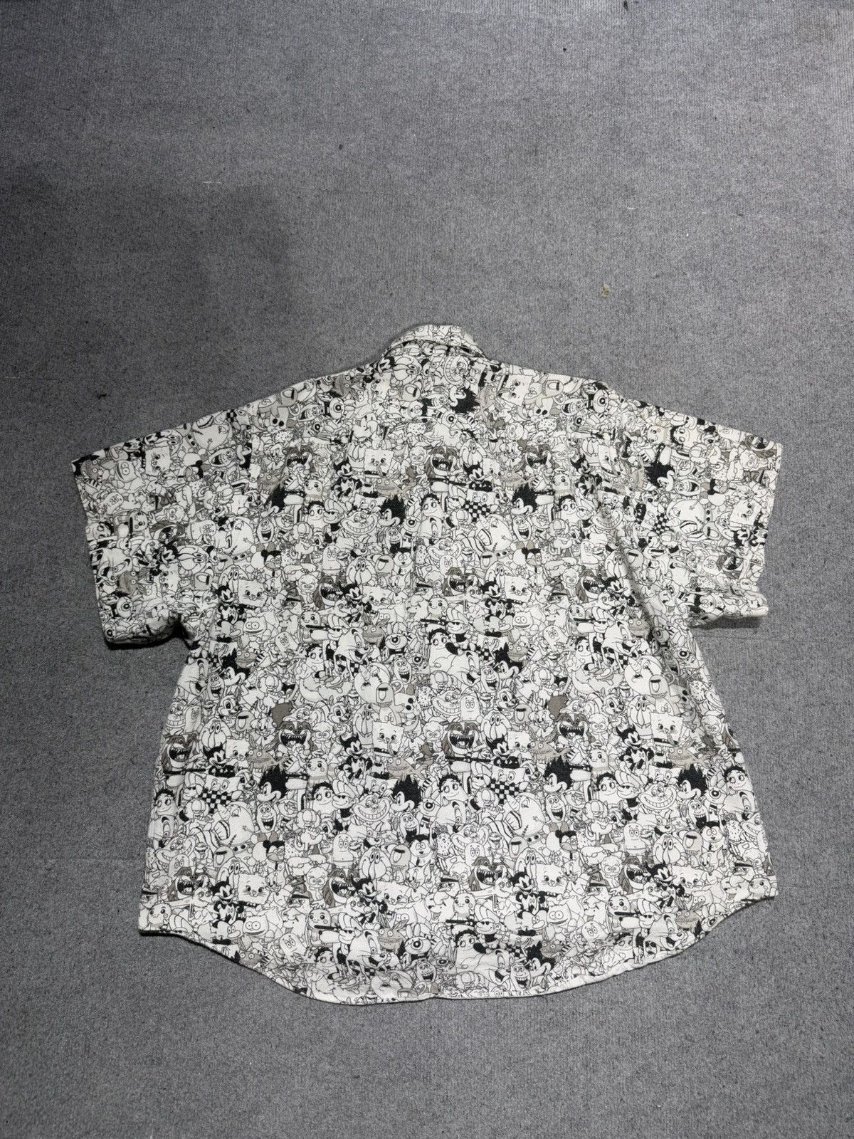 Vetements Vetements Cartoon Mania Flannel Shirt 'Black/White' Size US S / EU 44-46 / 1 - 2 Thumbnail