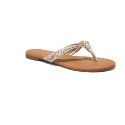 Other New York & Co Multi-Strand Snake-Embossed Faux-leather Flip Size US 7 / IT 37 - 2 Thumbnail