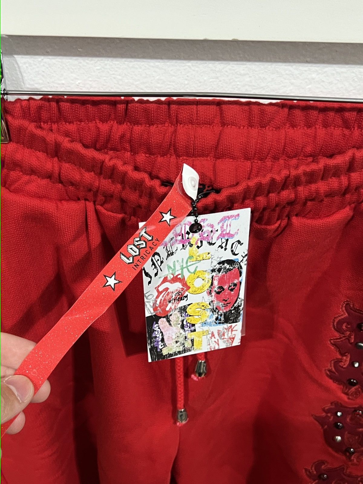 LOST INTRICACY Lost Intricacy Crimson Stones Red Short Size US 36 / EU 52 - 4 Thumbnail