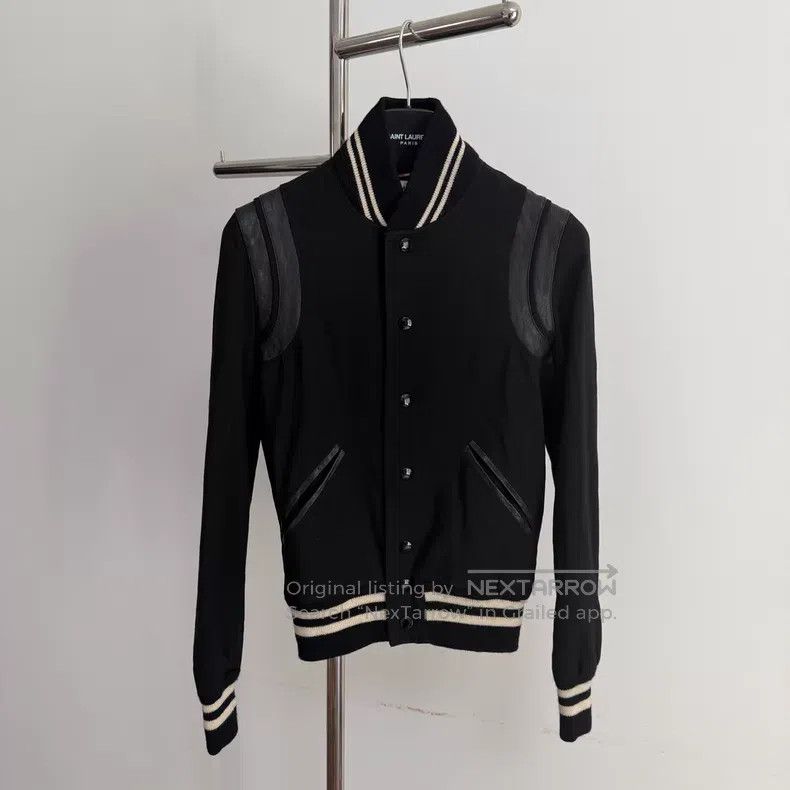 Saint Laurent Paris Saint Laurent Paris Black Samurai Black Patchwork Leather Size XXS / US 00 / IT 34 - 1 Thumbnail