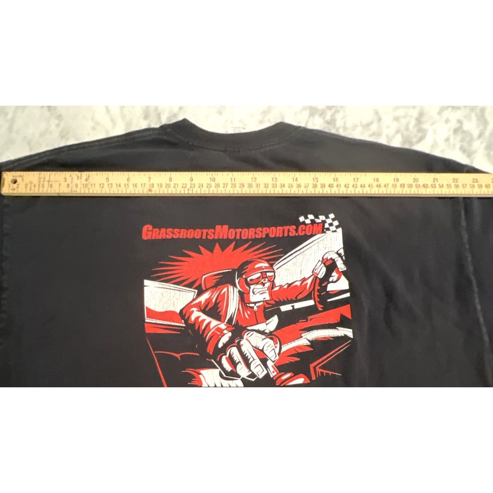 Doublet Grassroots Motorsports Car Magazine Graphic T Shirt Mens 2XL Black Double Sided Size US XXL / EU 58 / 5 - 6 Thumbnail