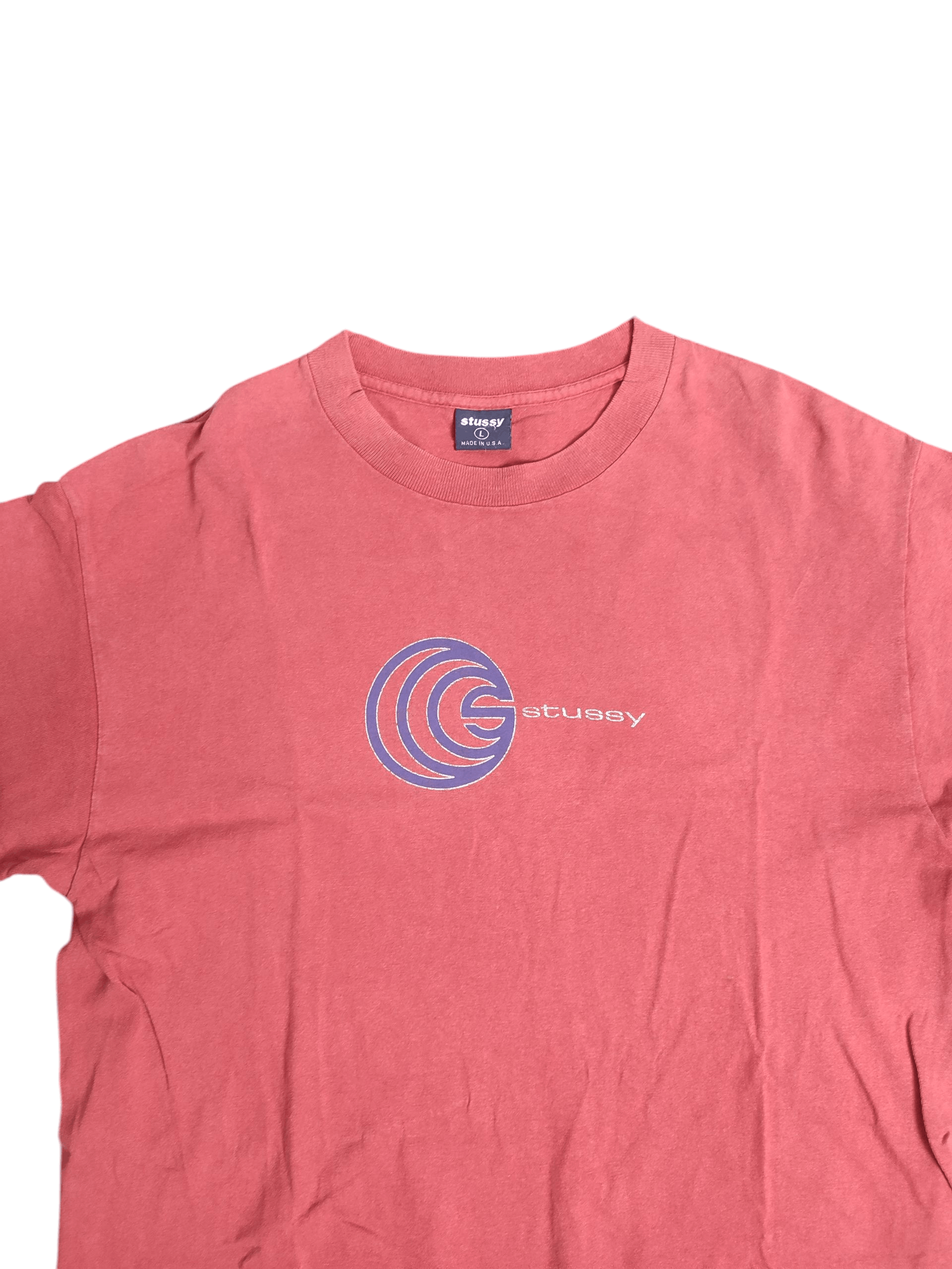 Stussy [DELETED] Stussy Circle Logo 90s Vintage Tshirt Size US L / EU 52-54 / 3 - 1 Thumbnail