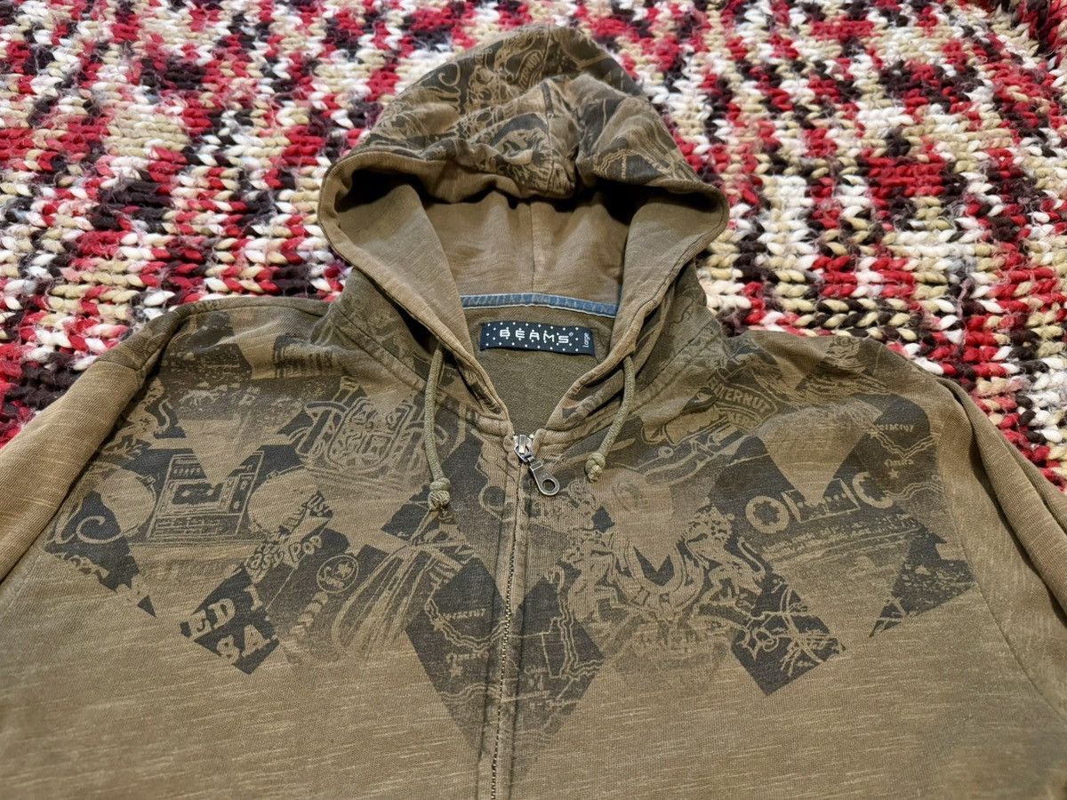 Beams Plus *VERY RARE* Vintage Beams Plus Japan Hoodie - Size Large Size US L / EU 52-54 / 3 - 4 Thumbnail