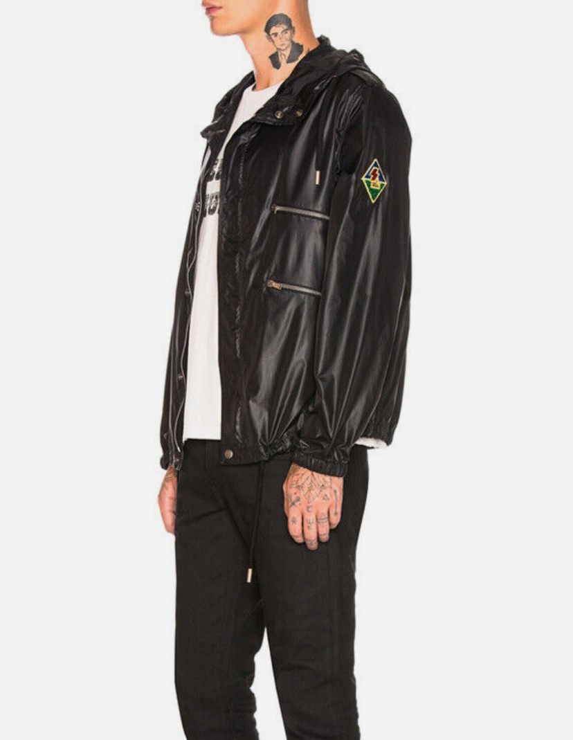 Saint Laurent Paris Saint Laurent Paris - Nylon Hooded Parka Windbreaker (Patch) Size US XL / EU 56 / 4 - 2 Thumbnail