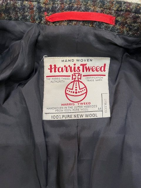 Harris Tweed Harris Tweed Vintage 100% Wool Brown Check Blazer Size 44R - 3 Thumbnail