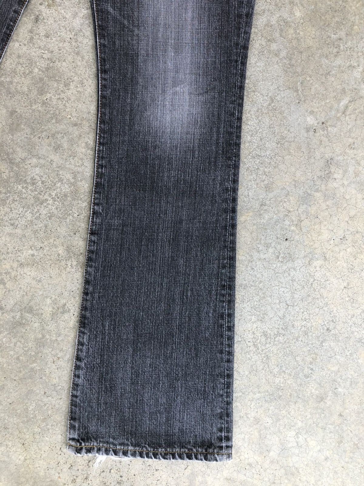 If Six Was Nine Japanese Edwin XU Flared Jeans Distressed Bootcut Size US 32 / EU 48 - 7 Thumbnail