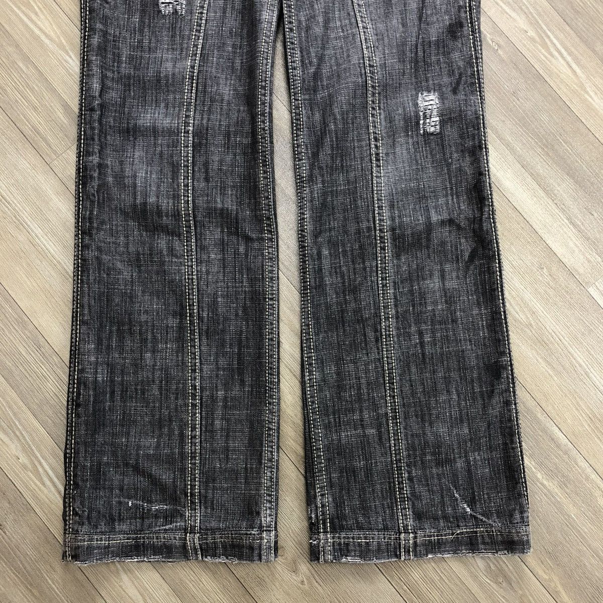 Antik Denim × If Six Was Nine × Vintage Vintage Antik Denim Distressed Embrodired Lgb Flared Jeans Size US 28 / EU 44 - 12 Thumbnail