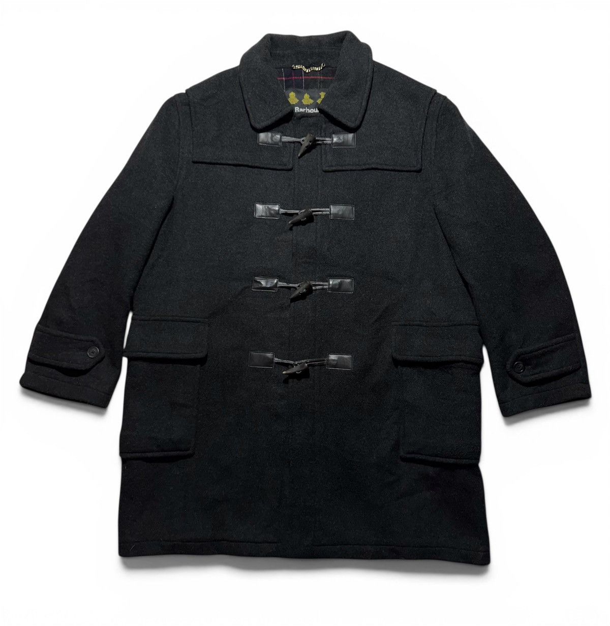 Barbour Vintage Barbour Duffle Wool Coat Size US XXL / EU 58 / 5 - 1 Thumbnail