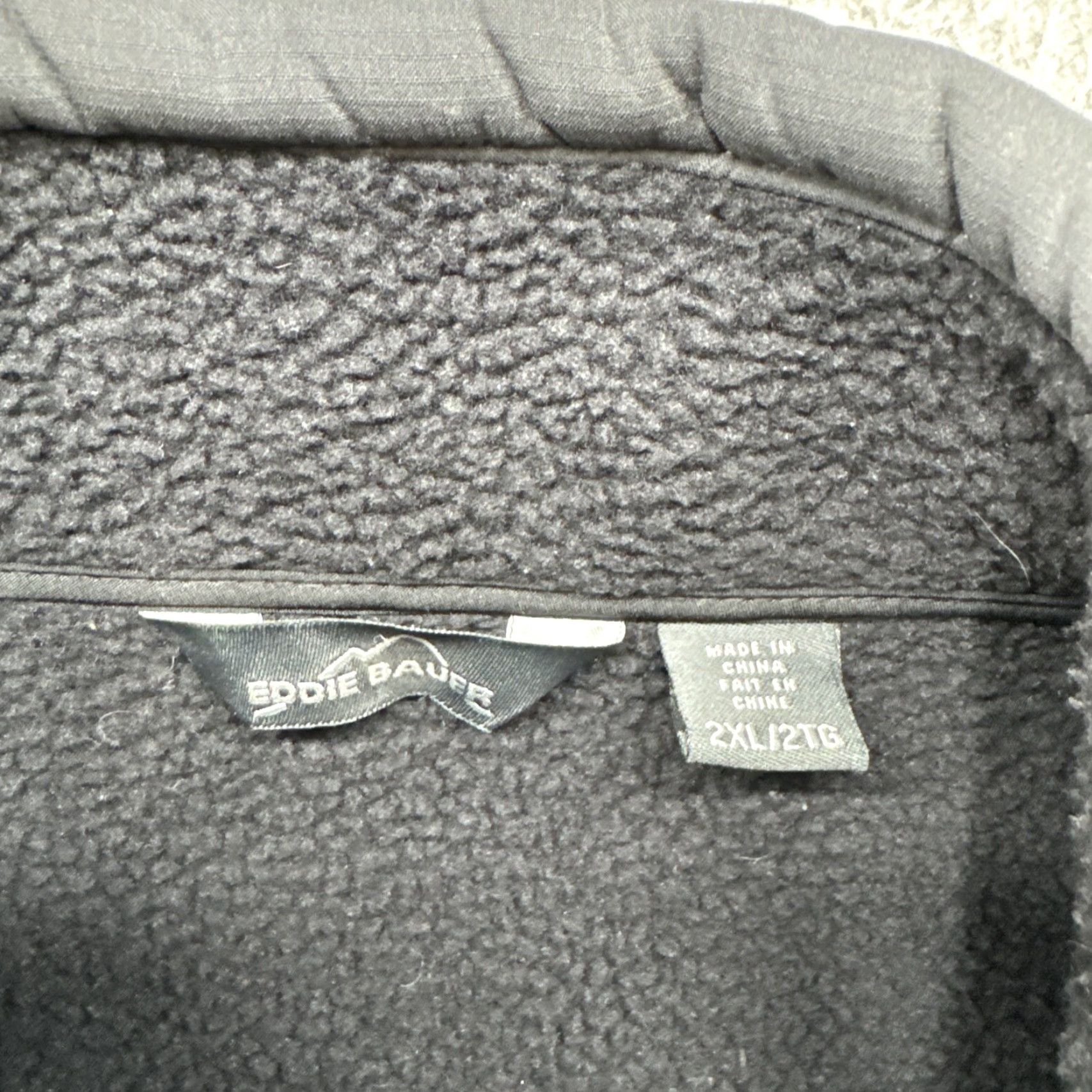 Eddie Bauer Eddie Bauer Northern Plains Railroad Embroidered Logo Full Zip Jacket Mens 2XL Gray Fleece Polyester Jacket/Coat Length Mid-Length Regular Mens Top Size US XXL / EU 58 / 5 - 4 Thumbnail