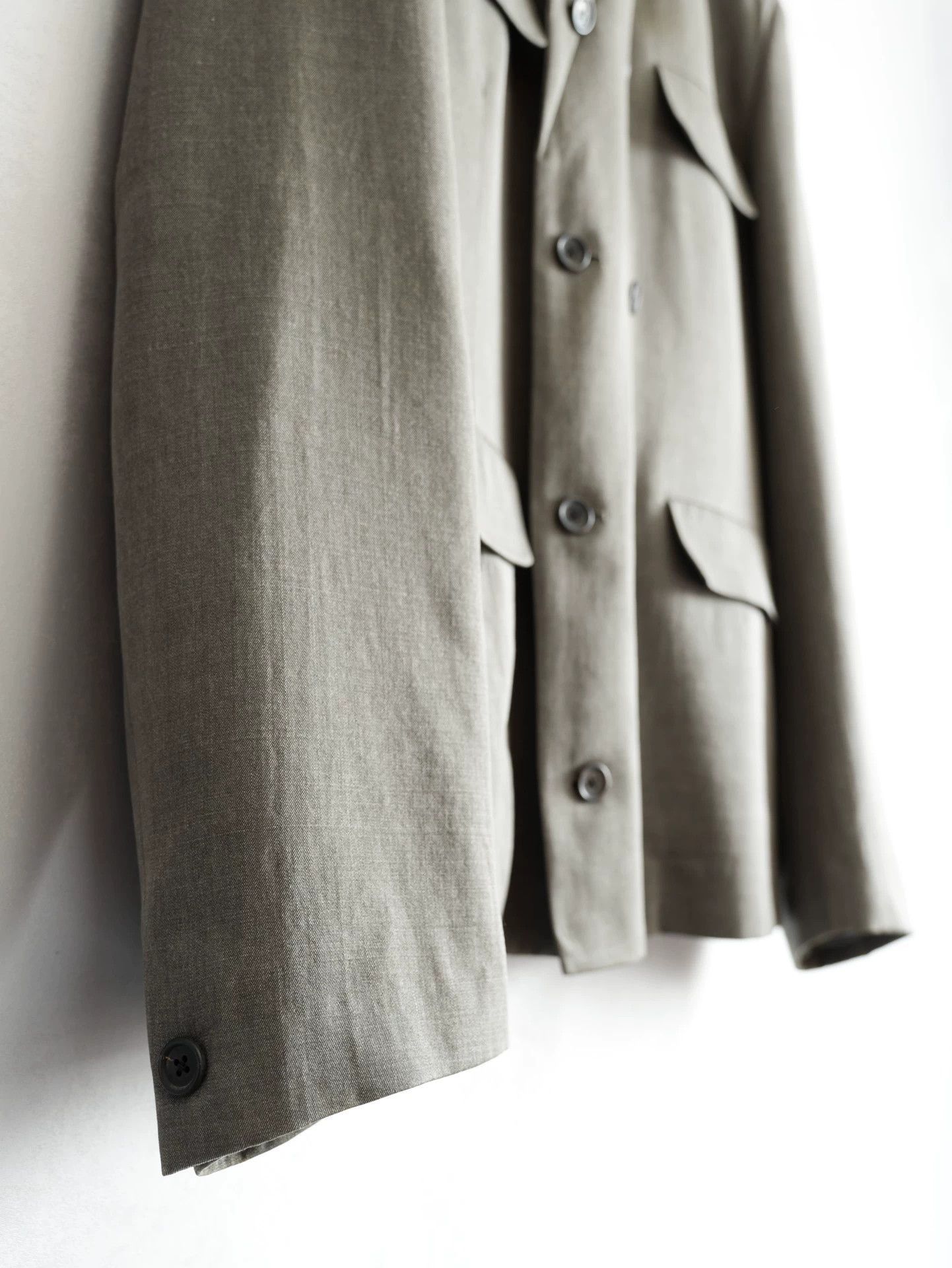 Yohji Yamamoto Yohji Yamamoto 95SS Double Breasted Cement Gray Jacket M Size US M / EU 48-50 / 2 - 6 Thumbnail