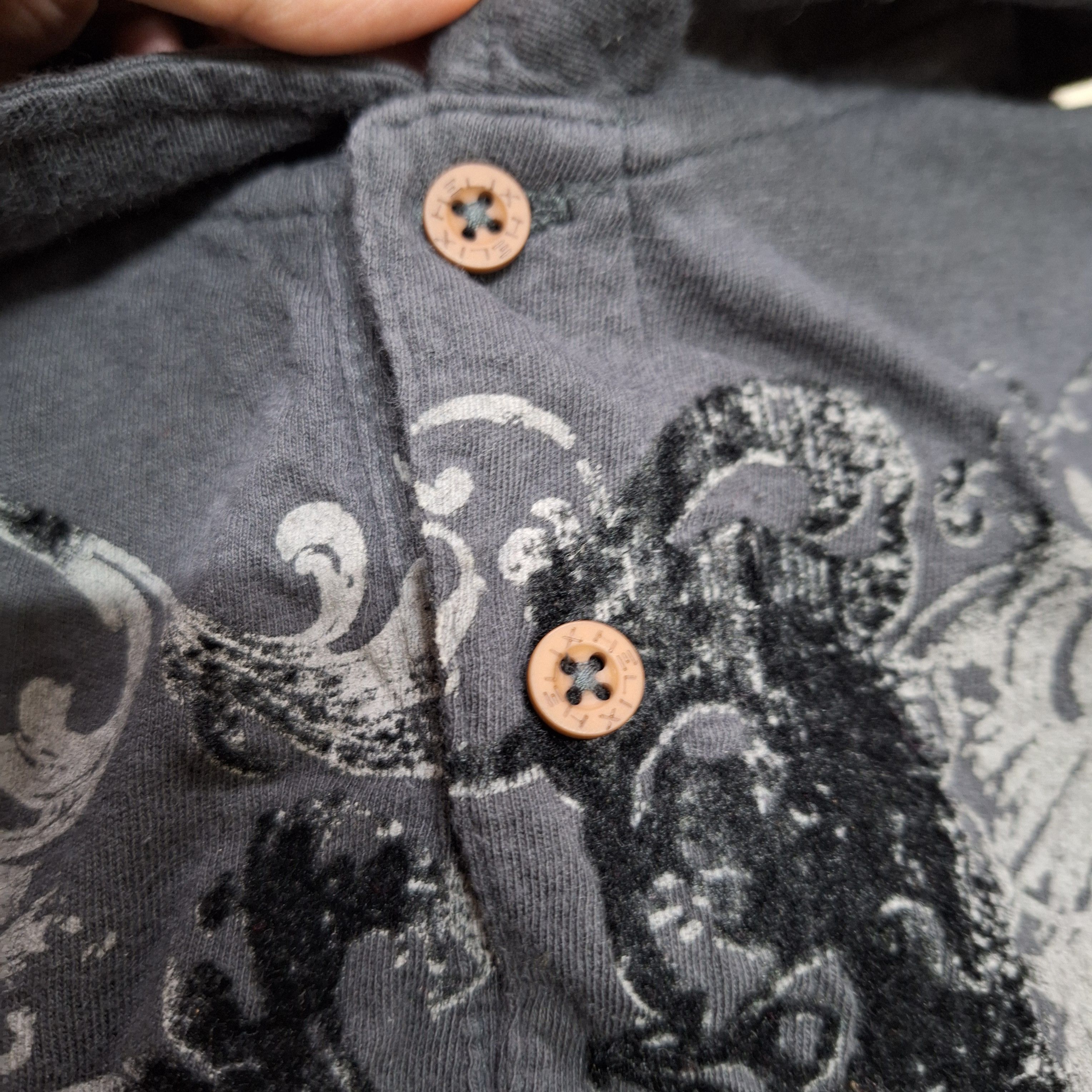 Helix Helix Y2K Gothic Polo Shirt Size US S / EU 44-46 / 1 - 4 Thumbnail