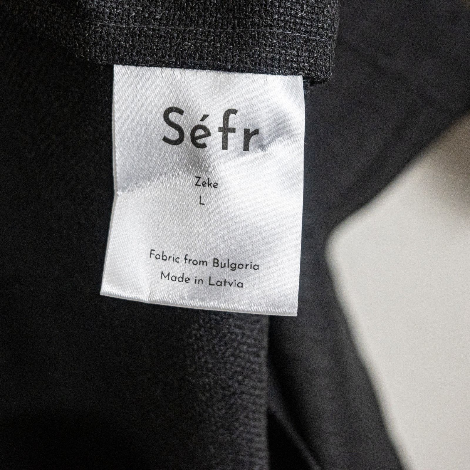 Sefr Sefr $450 Zeke Twill Coat in Gray Lightweight Poly wool Size US L / EU 52-54 / 3 - 9 Thumbnail