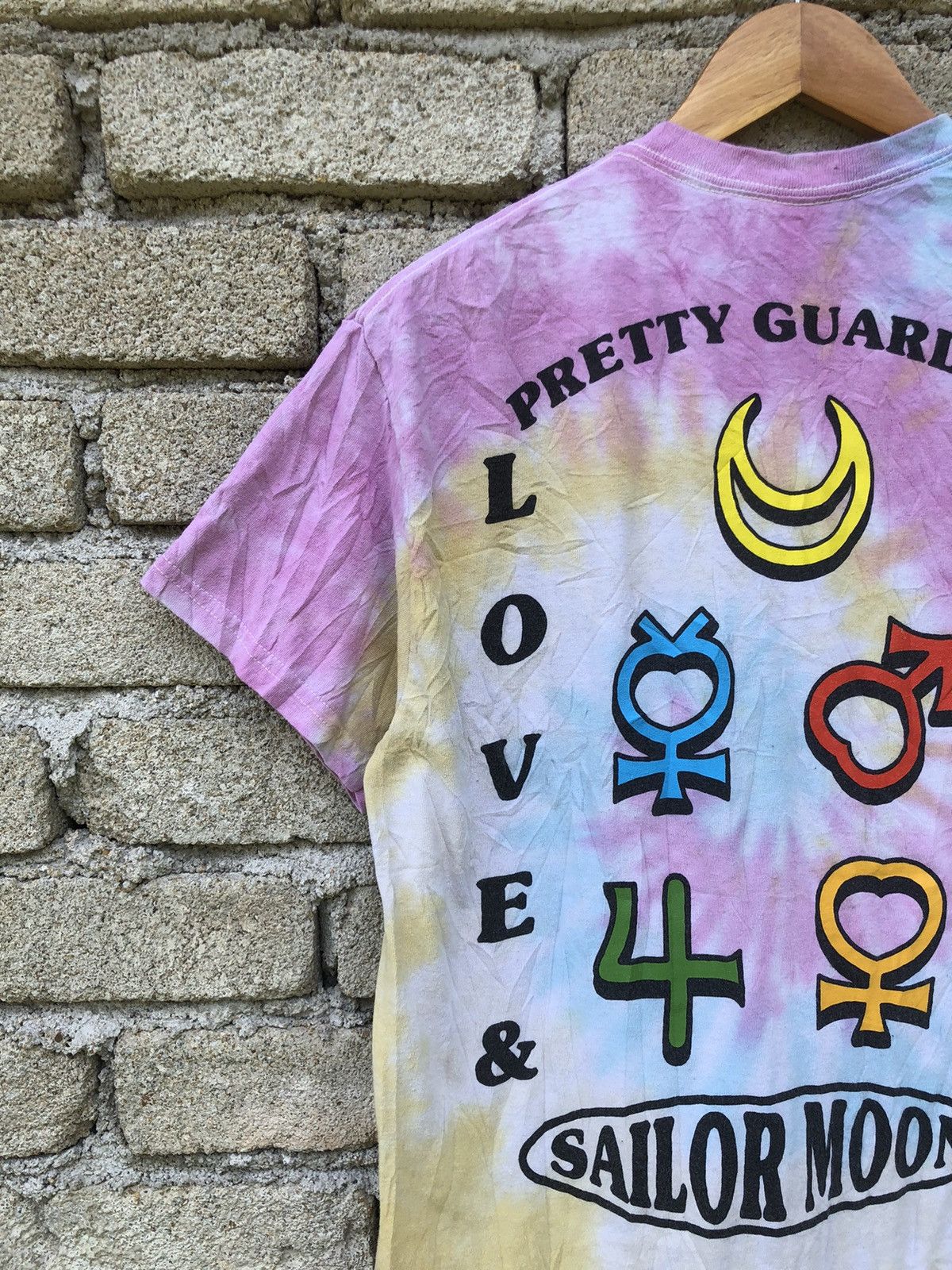 Anime Crazy Anime Sailormoon Full Characters Tye Dye Tshirt Size US M / EU 48-50 / 2 - 13 Thumbnail