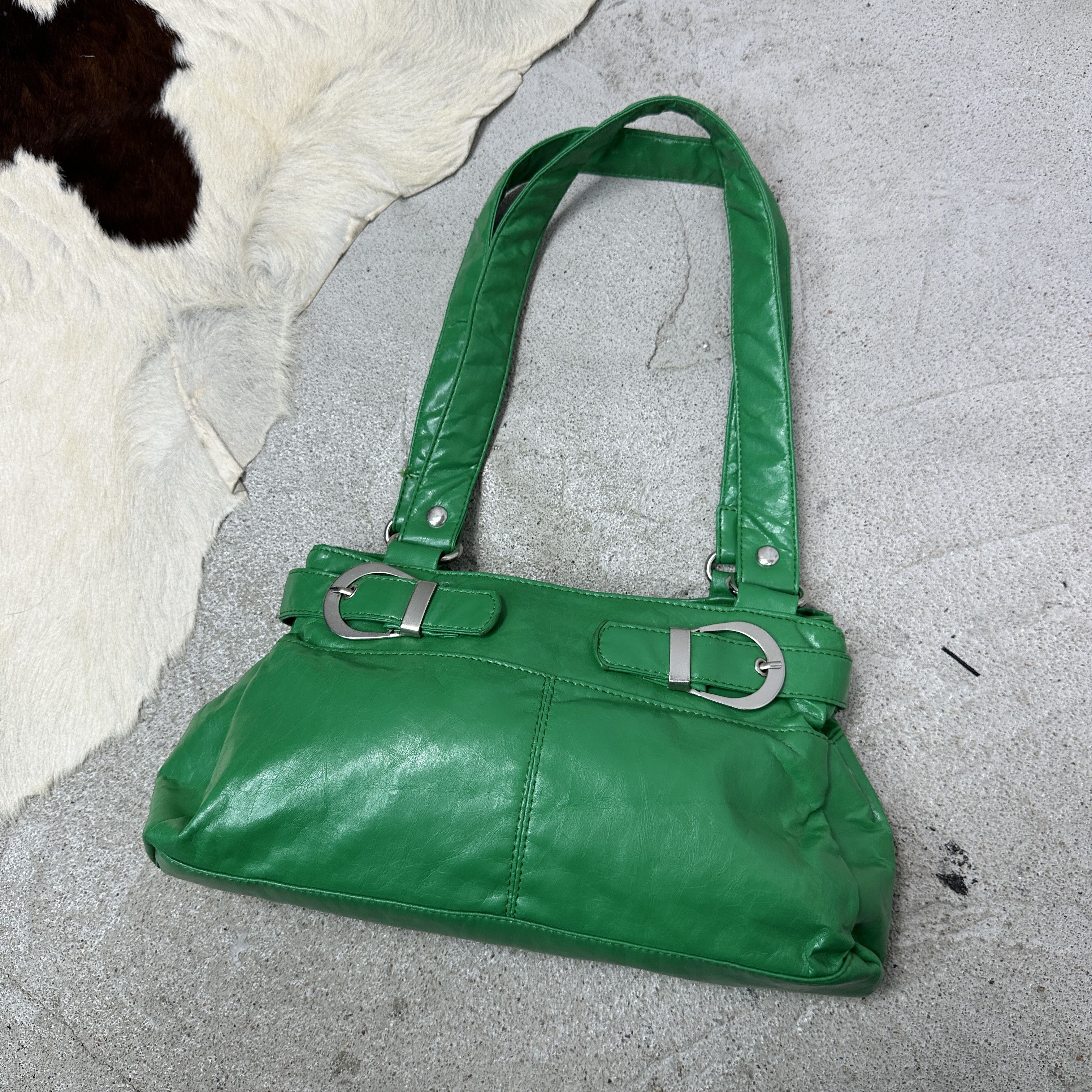 Vintage Vintage Avant Garde Grunge Green Bag Y2K Size ONE SIZE - 2 Thumbnail