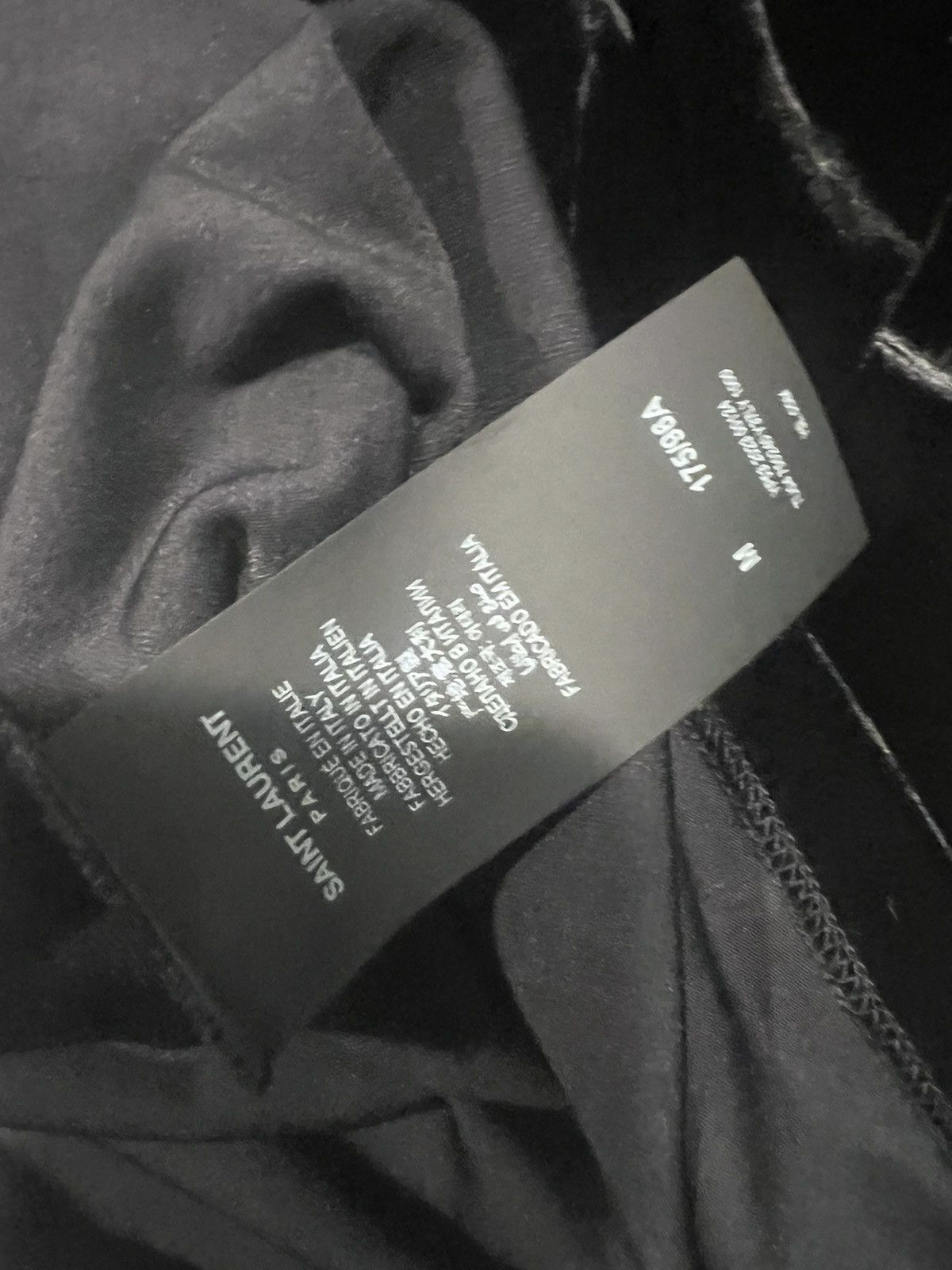 Saint Laurent Paris Saint Laurent men’s velvet turtleneck. M. $1390 Size US M / EU 48-50 / 2 - 5 Thumbnail