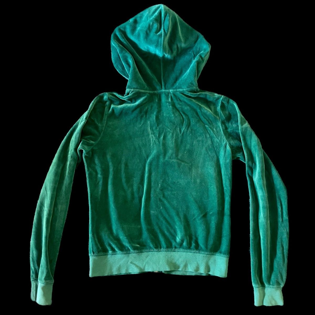Juicy Couture juicy couture zip up velour hoodie sz L Size L / US 10 / IT 46 - 2 Thumbnail