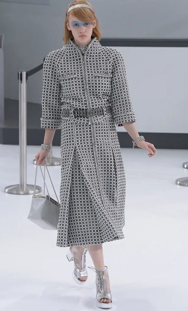 Chanel - S/S'16 - Metallic Silver - Transparent PVC Open Toe