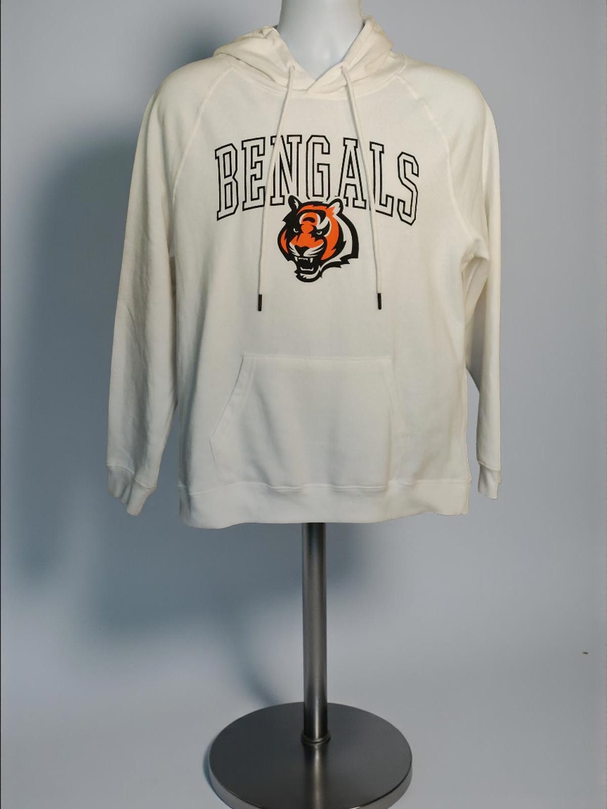 NFL Cincinnati Bengals Official NFL Hoodie Size Large White Size US L / EU 52-54 / 3 - 2 Thumbnail