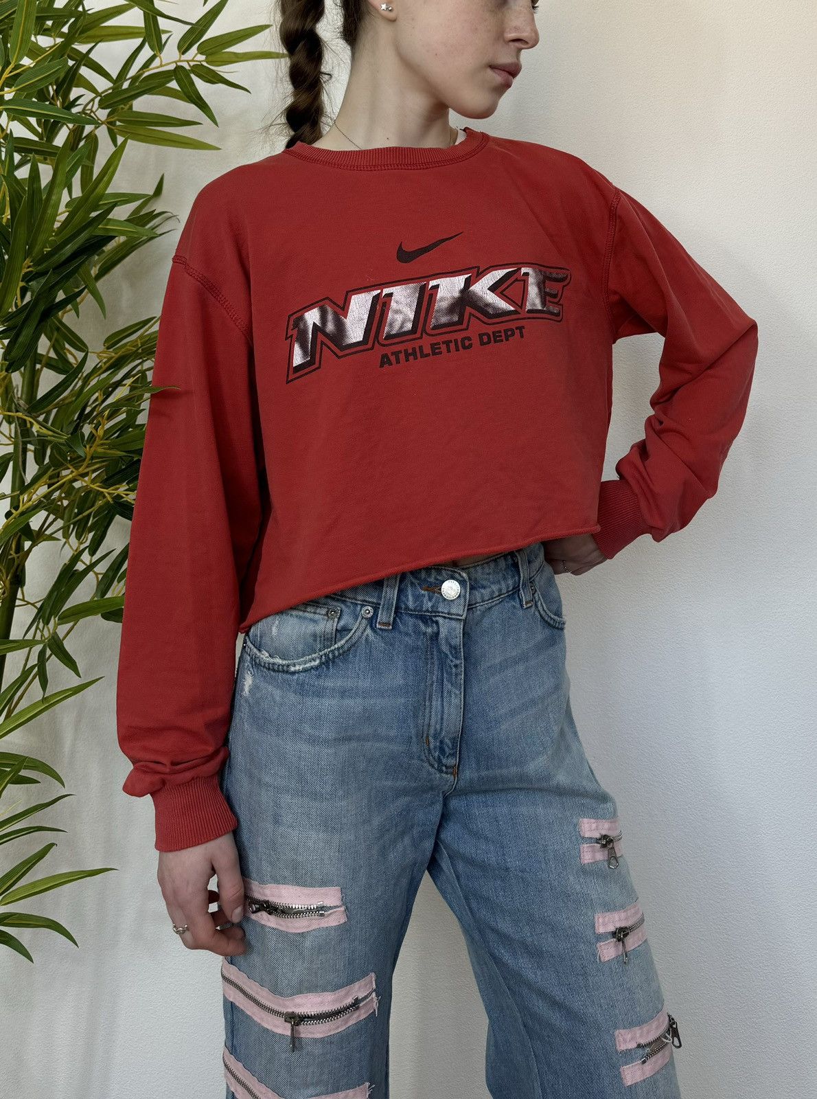 Nike VINTAGE NIKE BIG LOGO y2k LONG SLEEVE Size M / US 6-8 / IT 42-44 - 6 Thumbnail