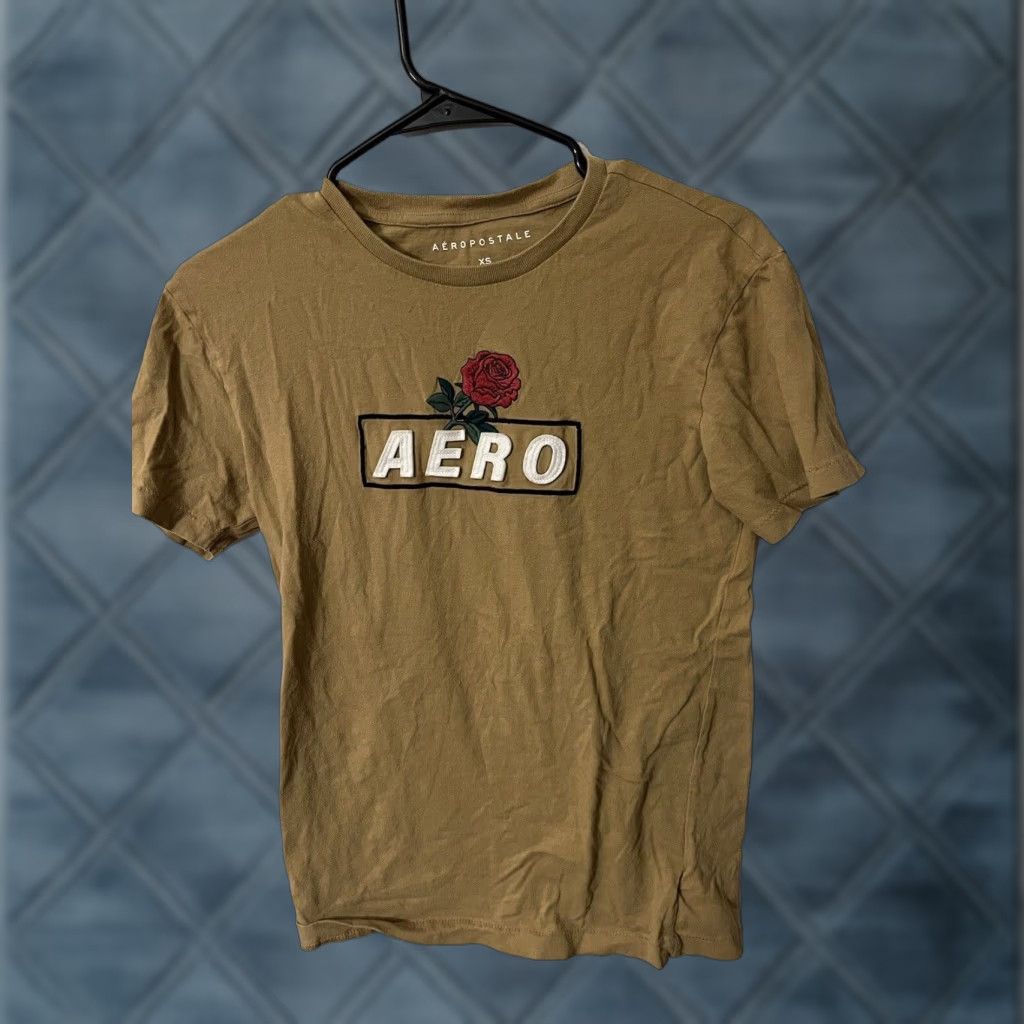 Aeropostale VINTAGE Aeropostale T-Shirt Shirt Mens XS Brown Logo 90s Concert Casual Graphic Tee Small Brown Mens Size US XS / EU 42 / 0 - 1 Thumbnail