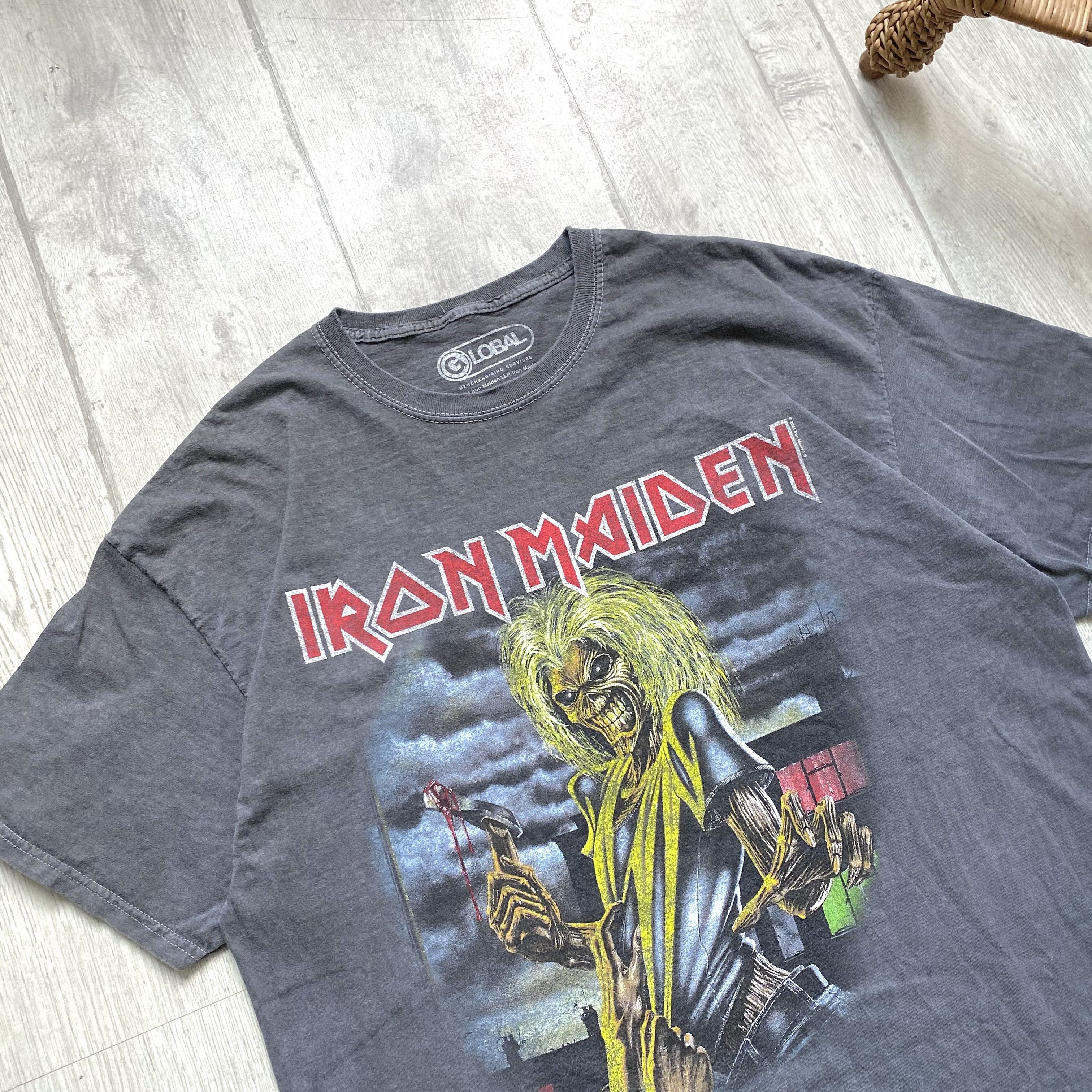 Band Tees 💀 Killers Iron Maiden Rock band tee vintage style Size US M / EU 48-50 / 2 - 2 Thumbnail