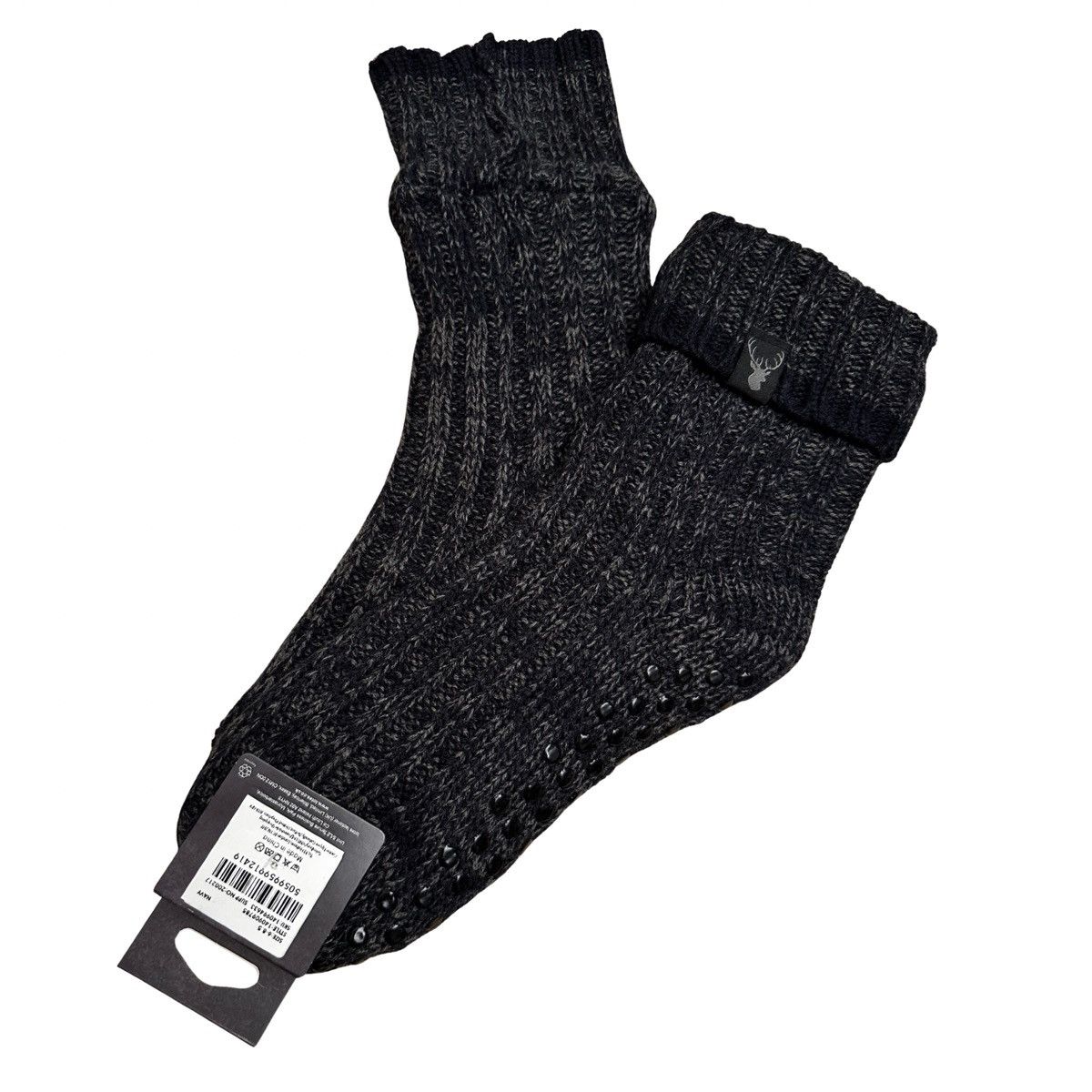 Other Totes Toasties Men’s Knitted Slipper Socks Size ONE SIZE - 1 Thumbnail