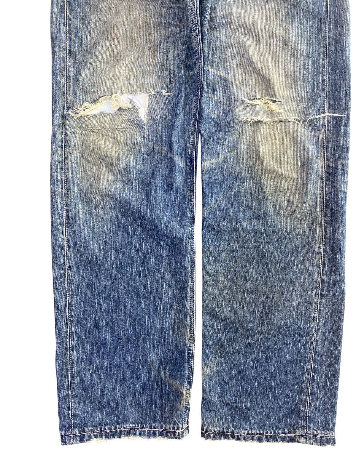 Levi's Vintage Levi’s 503 Whiskers Ripped Style Loose Jeans Size US 34 / EU 50 - 9 Thumbnail