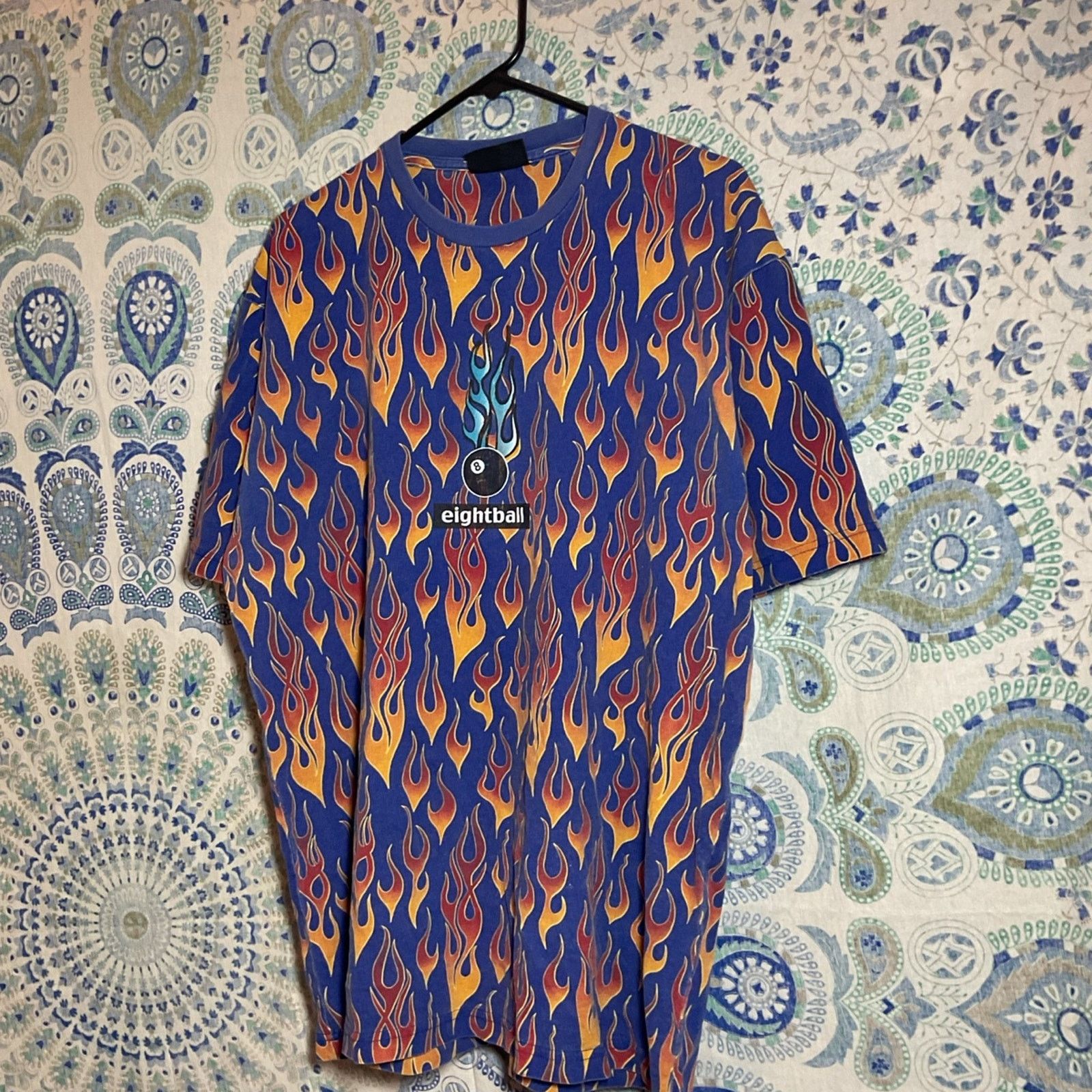 Other Vintage Eightball All Over Print No Boundaries Shirt Size US XL / EU 56 / 4 - 3 Thumbnail