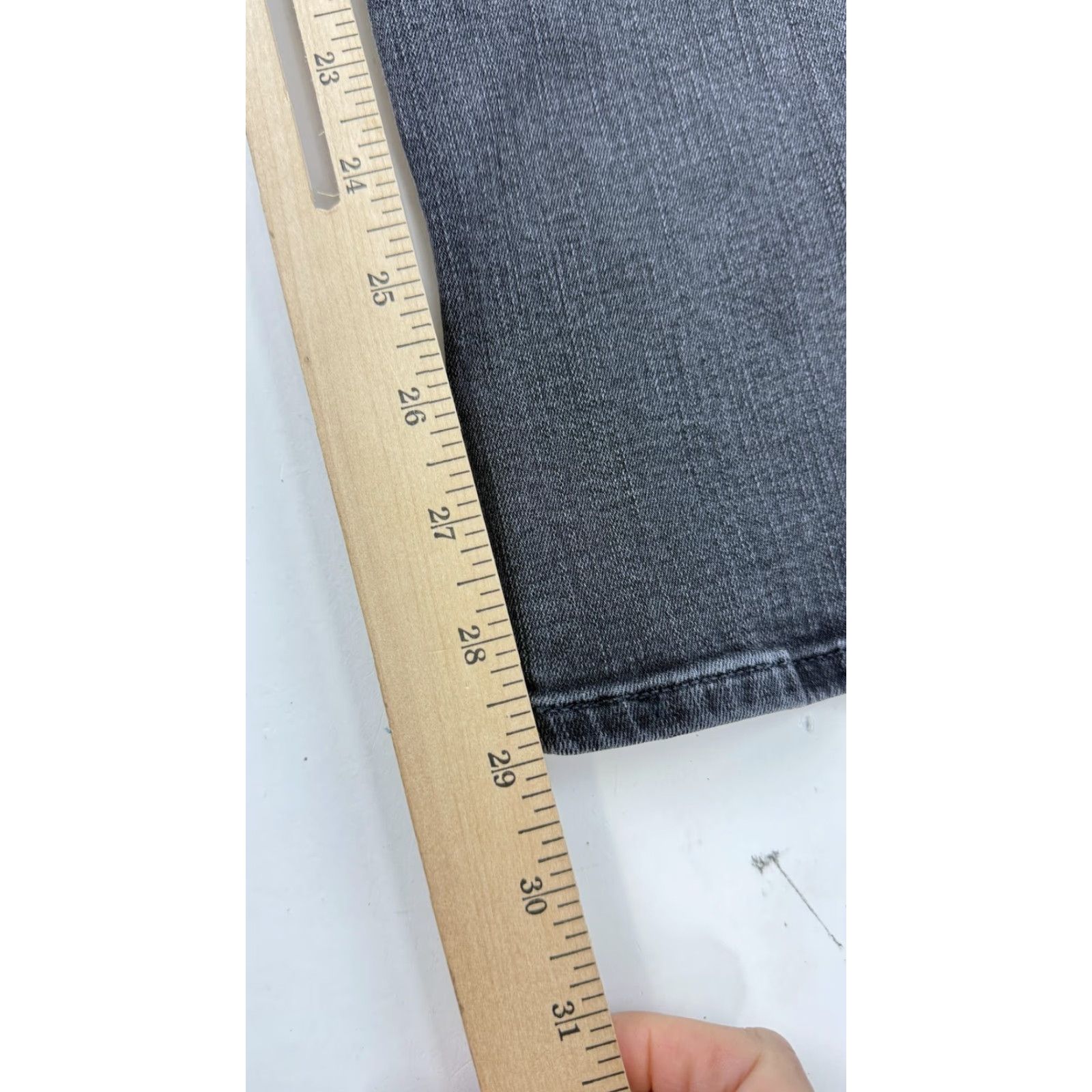 Madewell Madewell Jeans Womens 30 Tall Black Mid Rise Kick Out Stretch Denim Pants Size 30" / US 8 / IT 44 - 6 Thumbnail