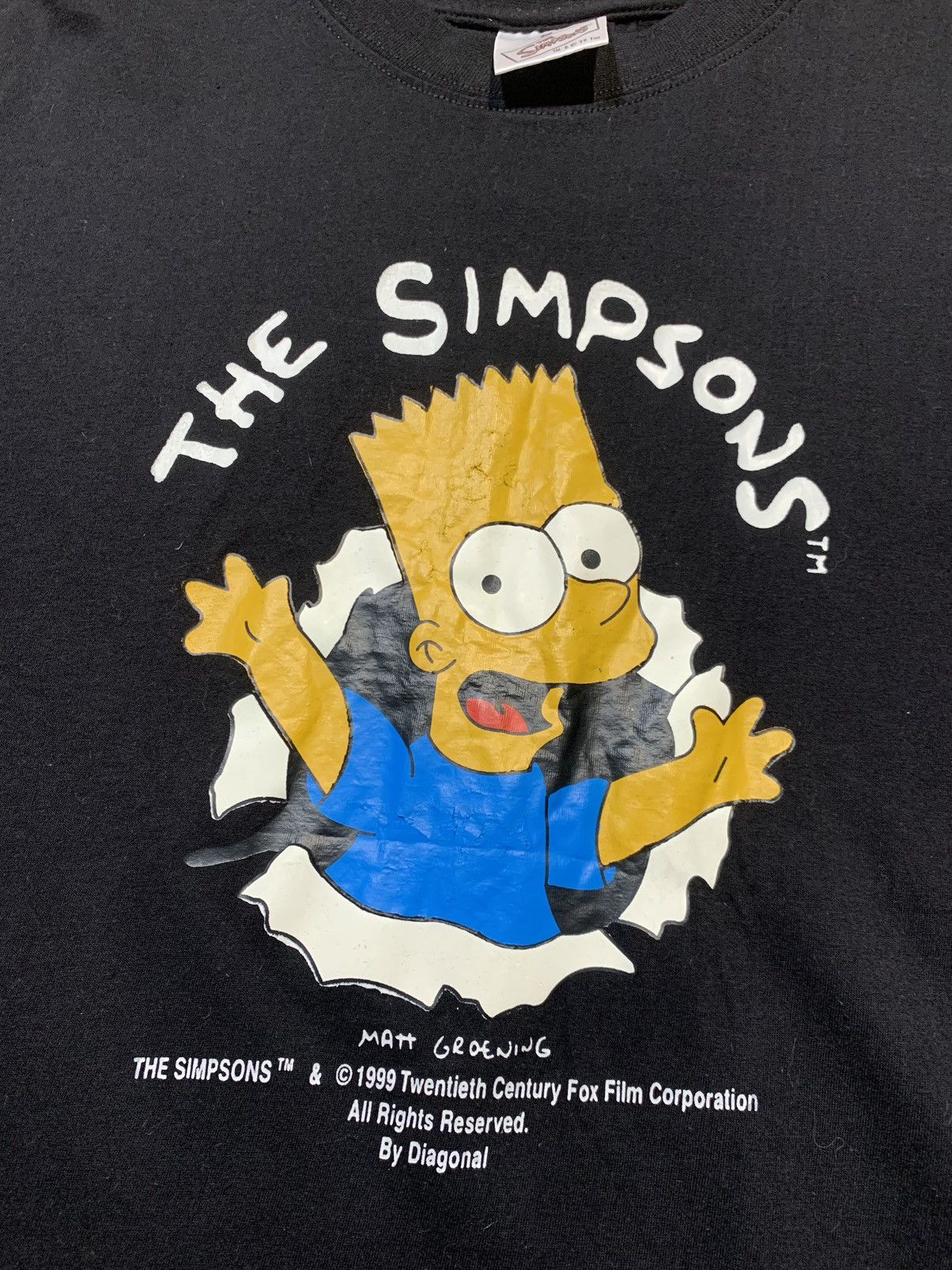 Vintage Vintage 1999 The Simpsons Bart T-Shirt Size US S / EU 44-46 / 1 - 4 Thumbnail