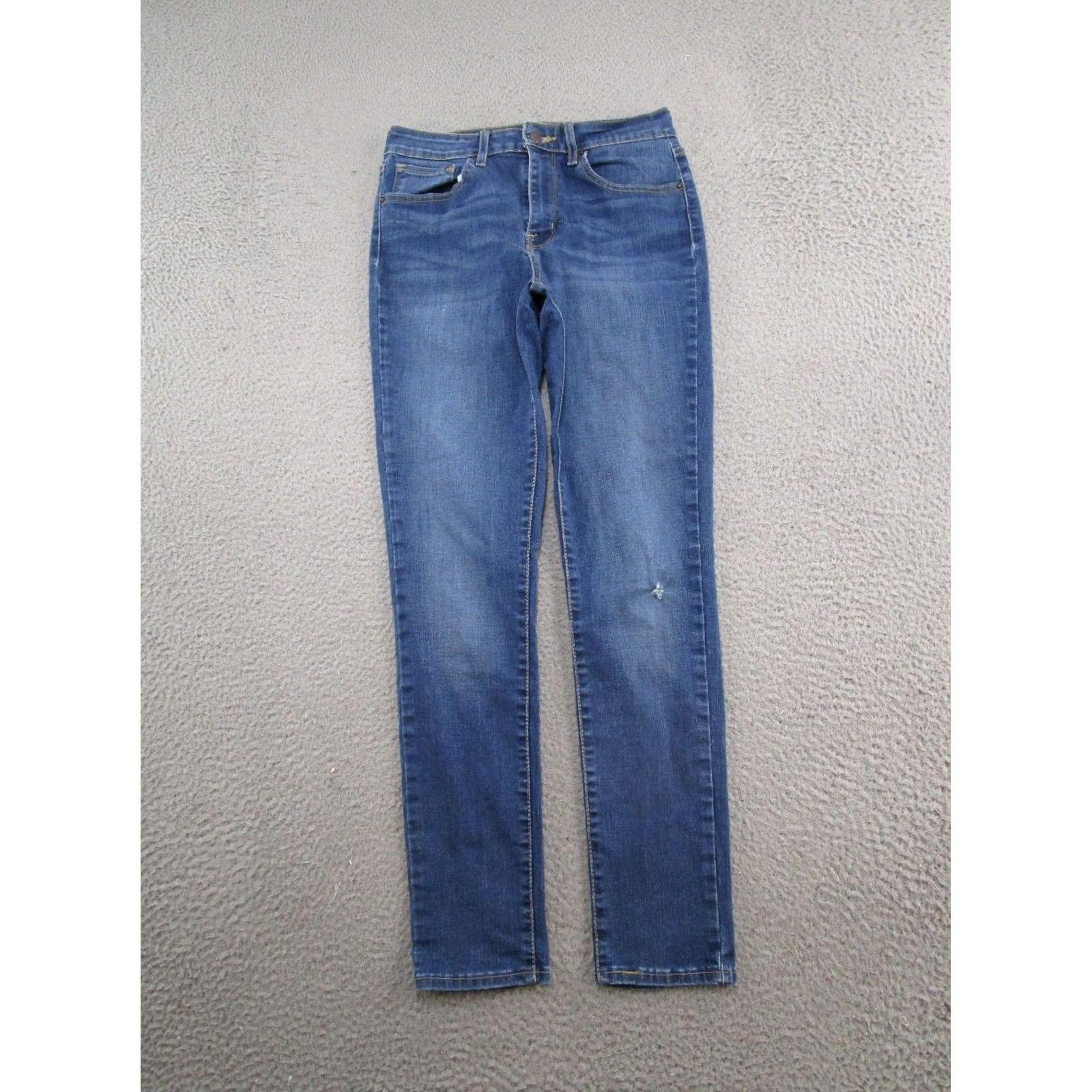Levi's Levi's 721 Slim Jeans Womens 28x30 Blue Stretch Denim Hoodie Size 28" / US 6 / IT 42 - 2 Thumbnail