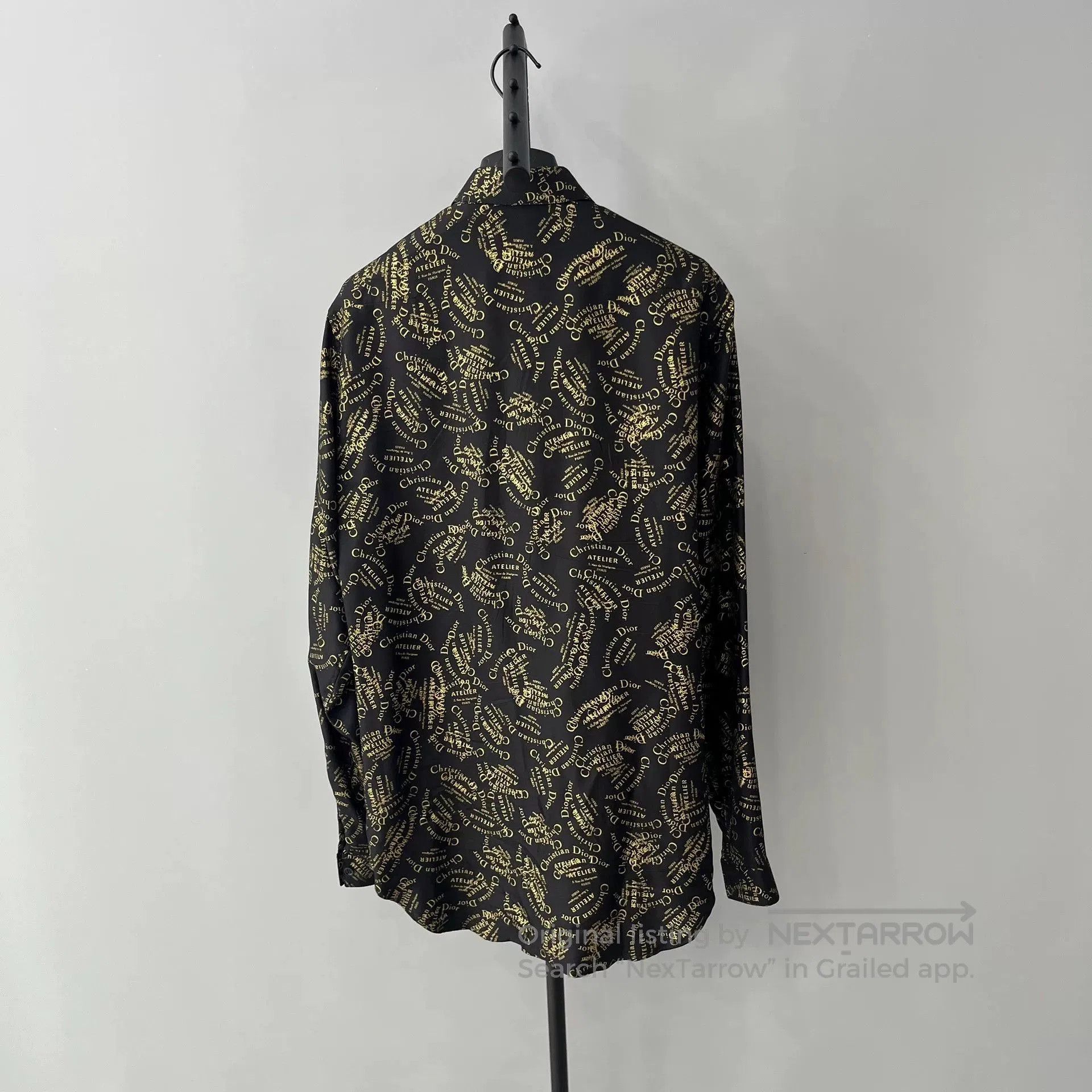 Dior dior graffiti logo long sleeve shirt. Size US M / EU 48-50 / 2 - 2 Thumbnail